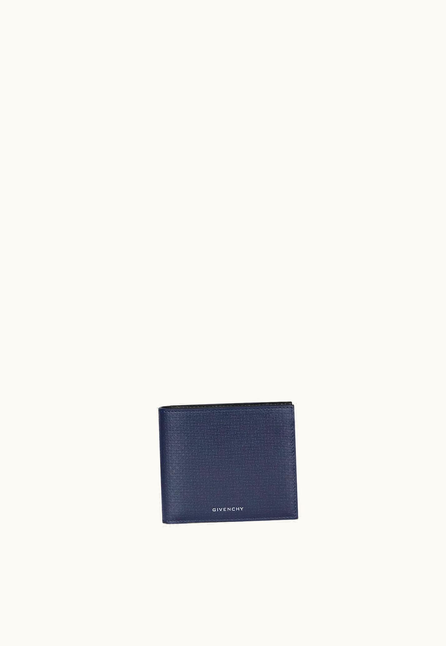 Givenchy Givenchy Wallet In 4G Classic Leather - Navy / Black
