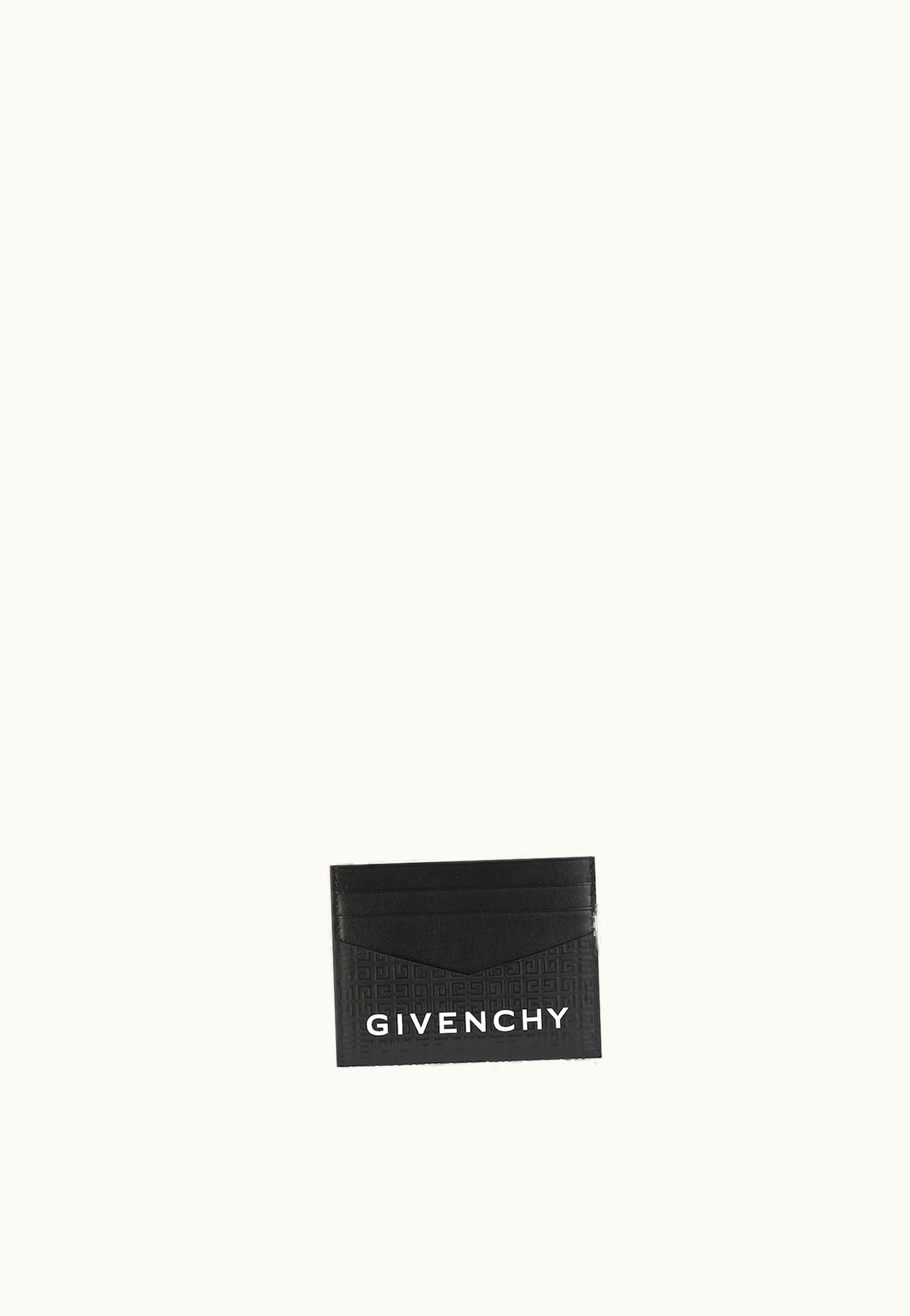 Givenchy Givenchy Card Holder In Micro 4G Leather - Black BLACK