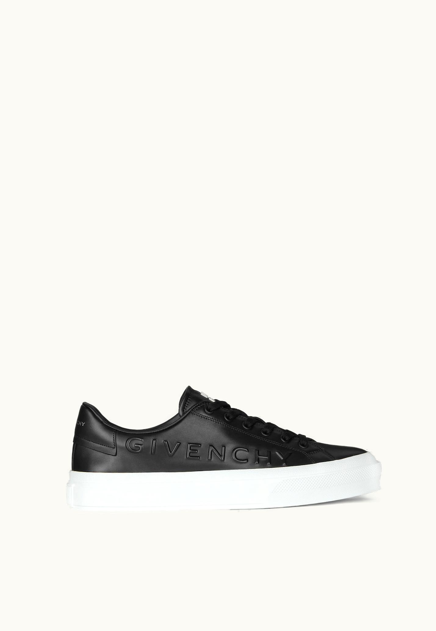 Givenchy City Sport Sneakers In Givenchy Leather - Black