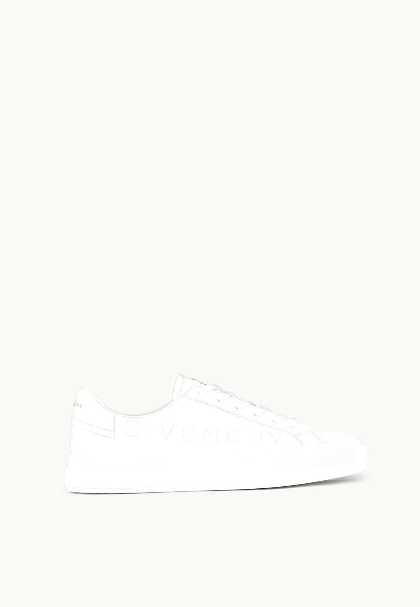 Givenchy City Sport Sneakers In Givenchy Leather - White