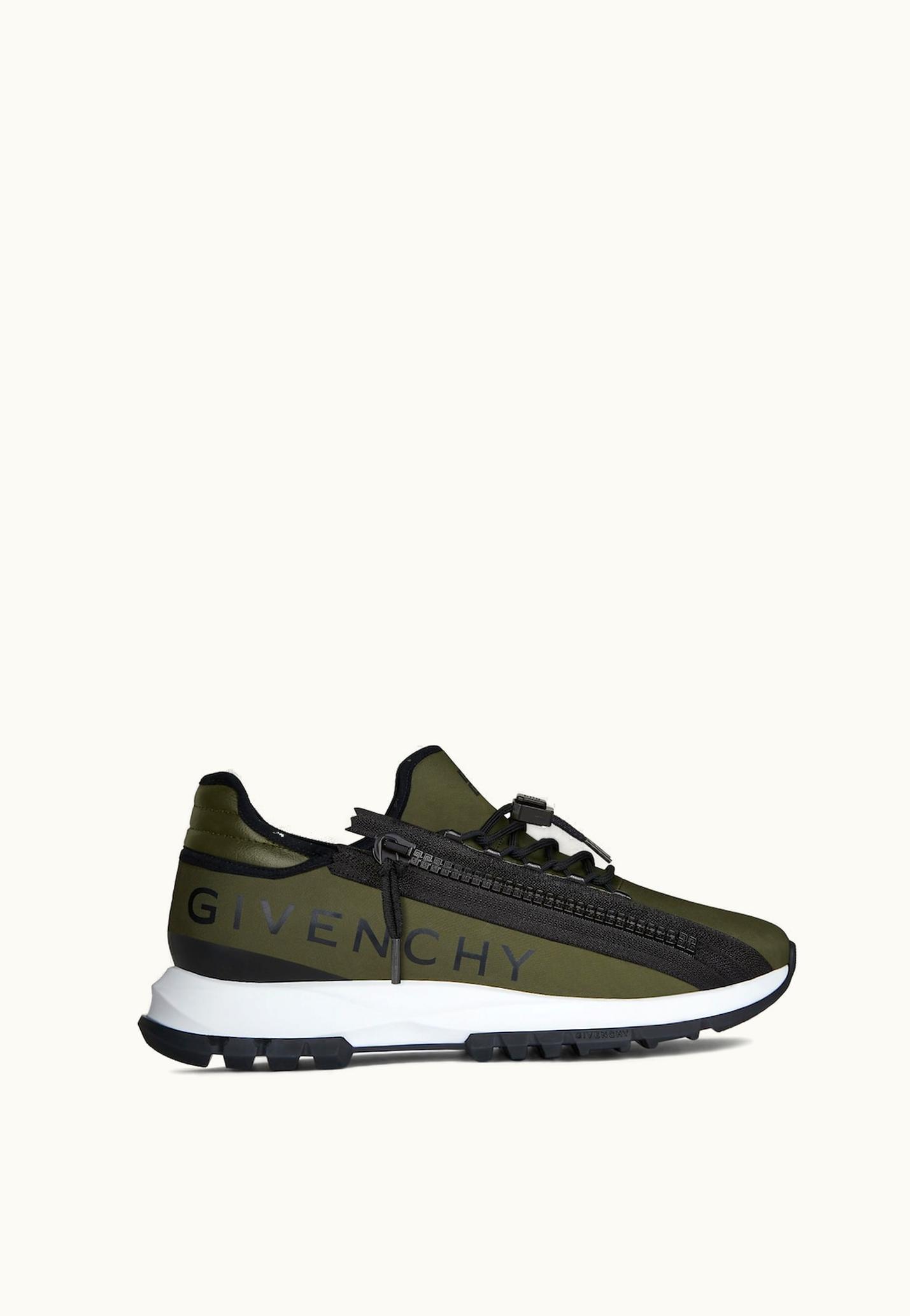 Givenchy Givenchy Spectre Runner Sneakers In Synthetic Fiber With Zip - Khaki / Black