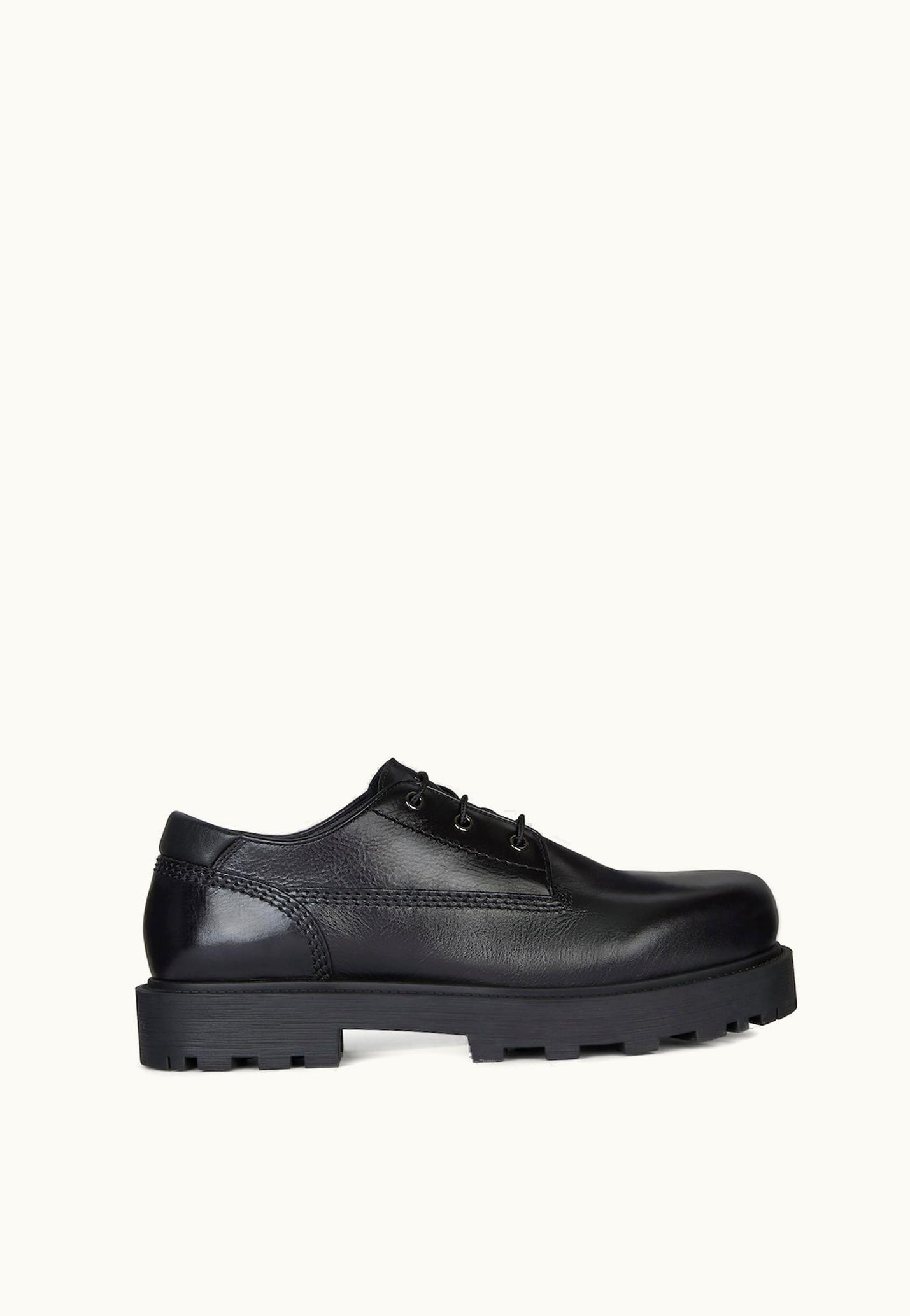 Givenchy Givenchy Storm Derbies In Leather - Black