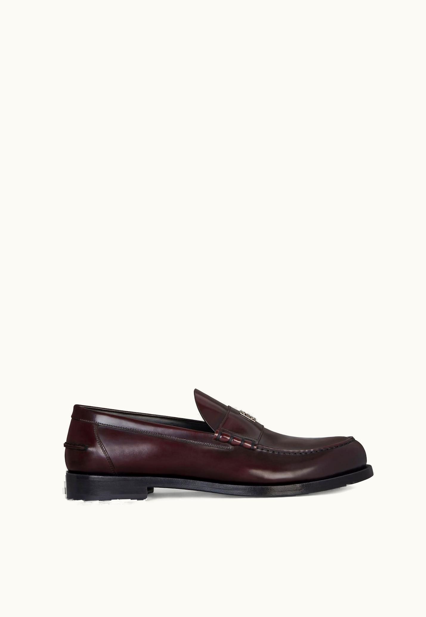 Givenchy Givenchy Mr G Loafers In Leather - Burgundy