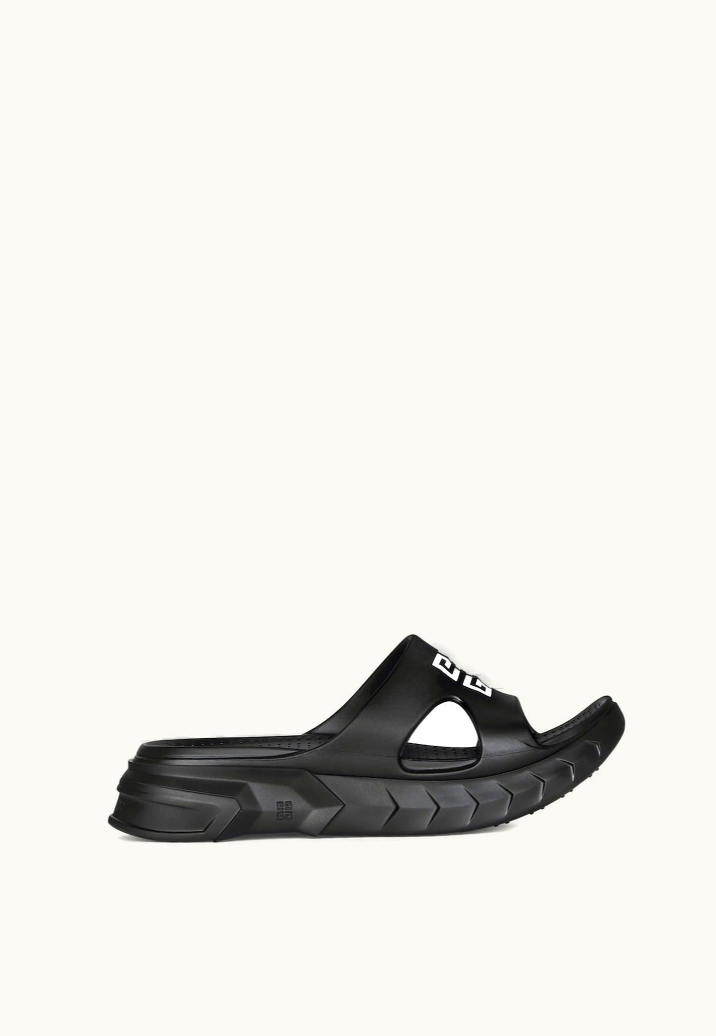 Givenchy Givenchy Marshmallow Flat Sandals In Rubber - Black