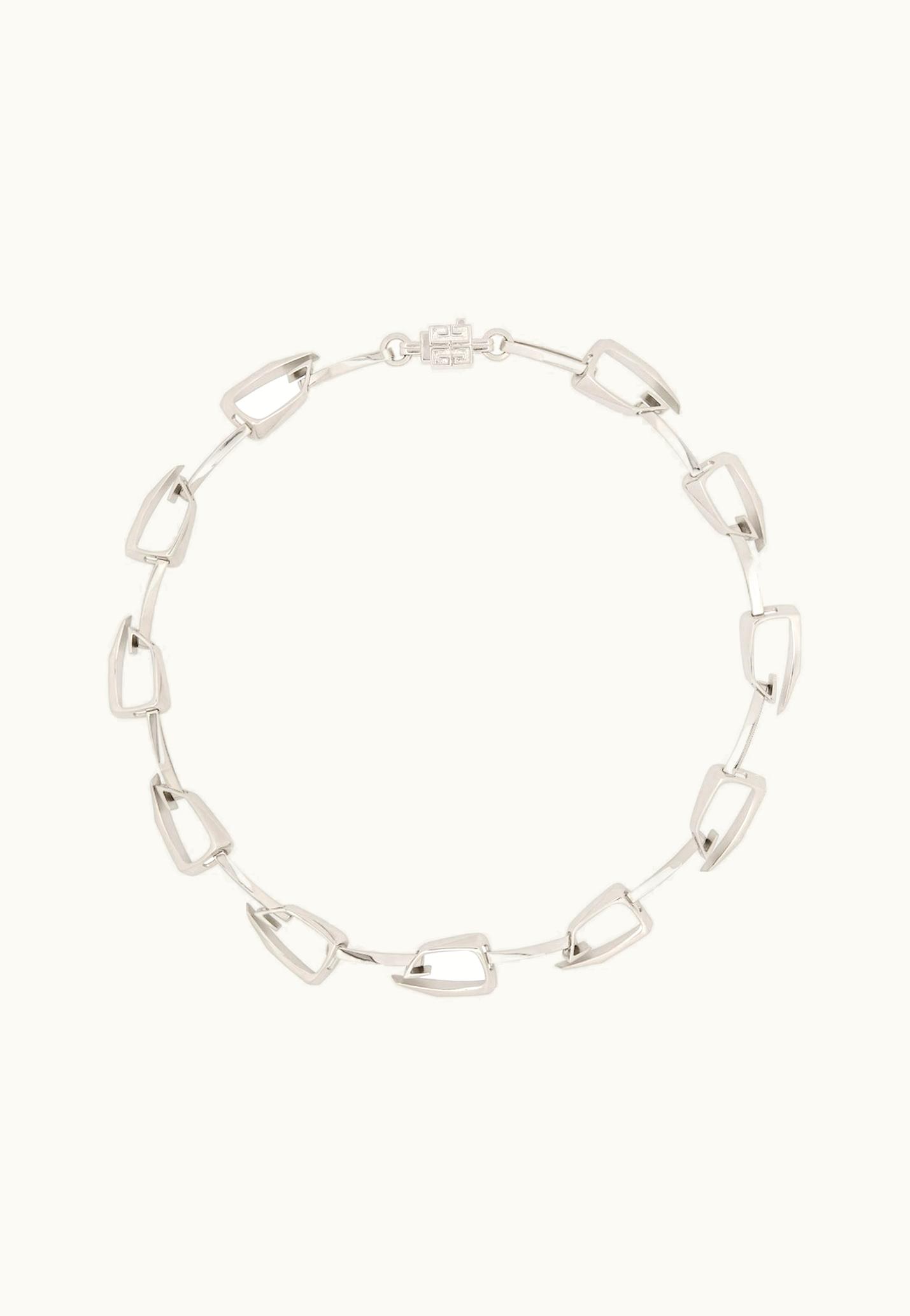 Givenchy Givenchy Giv Cut Necklace In Metal - Silvery