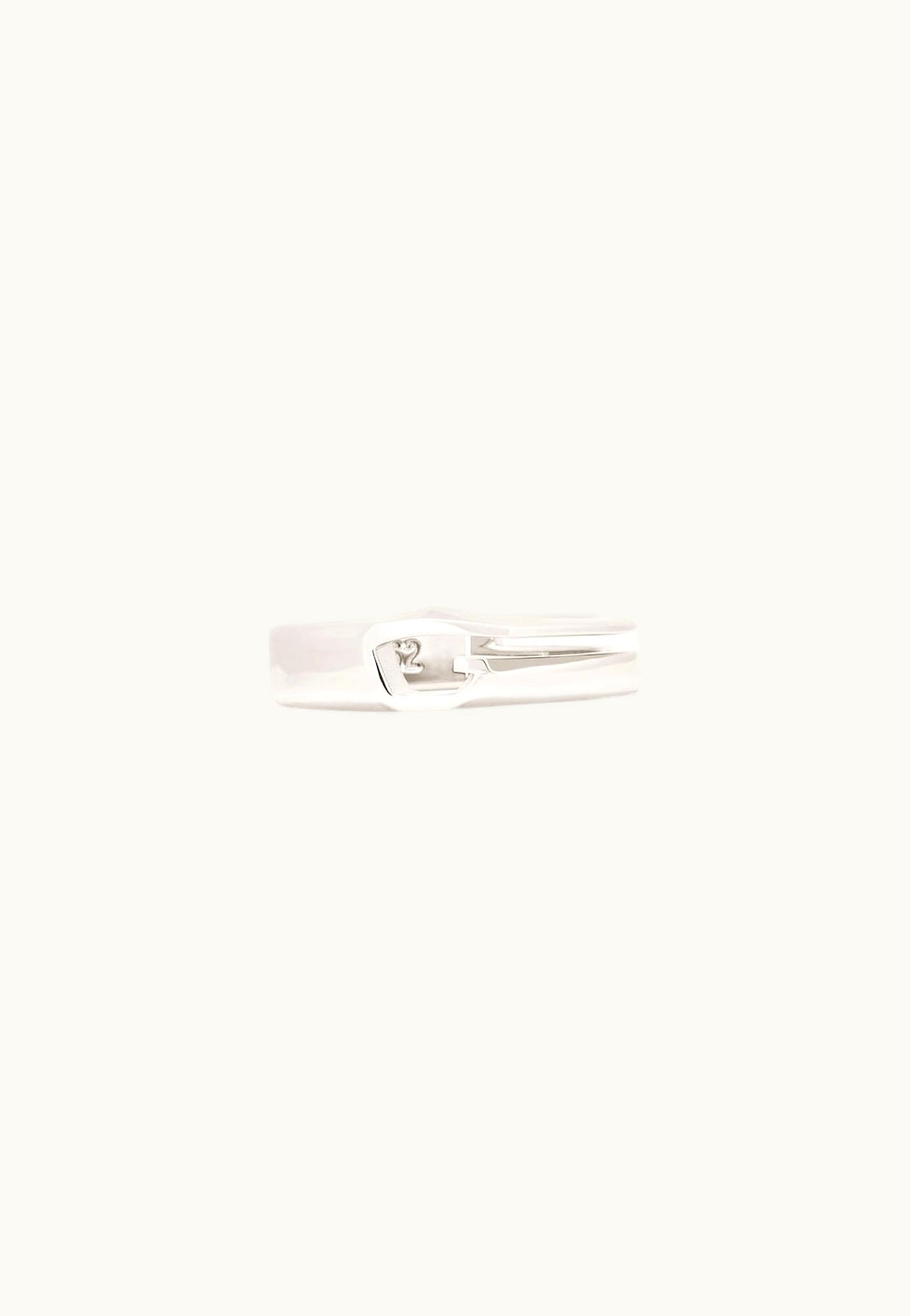 Givenchy Givenchy Giv Cut Ring In Metal - Silvery