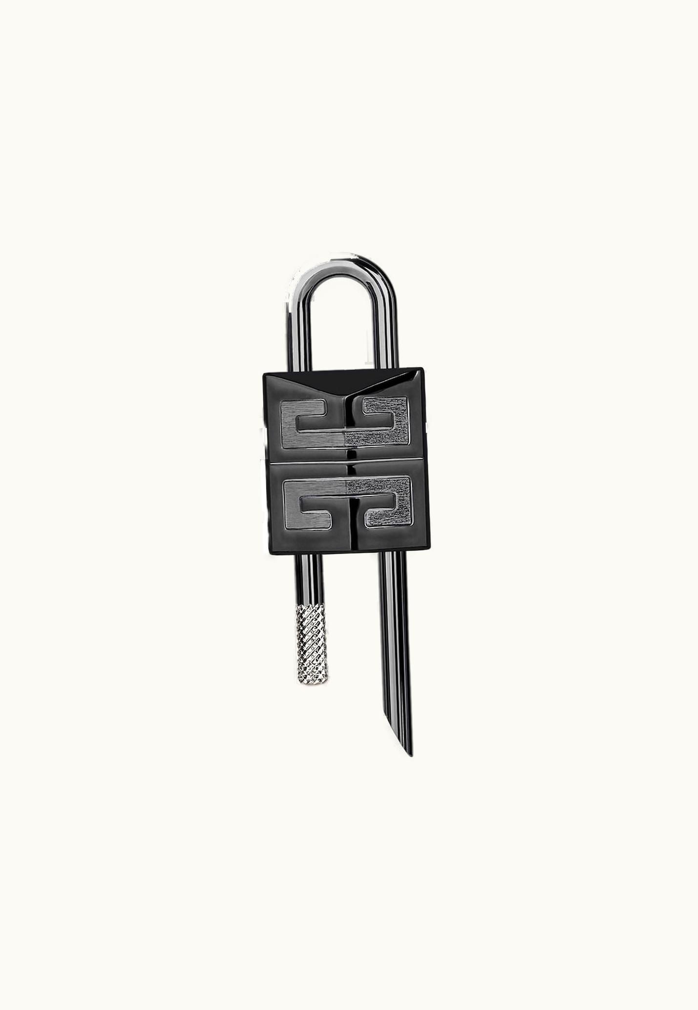 Givenchy Givenchy Small 4G Padlock In Two Tone Metal - Black
