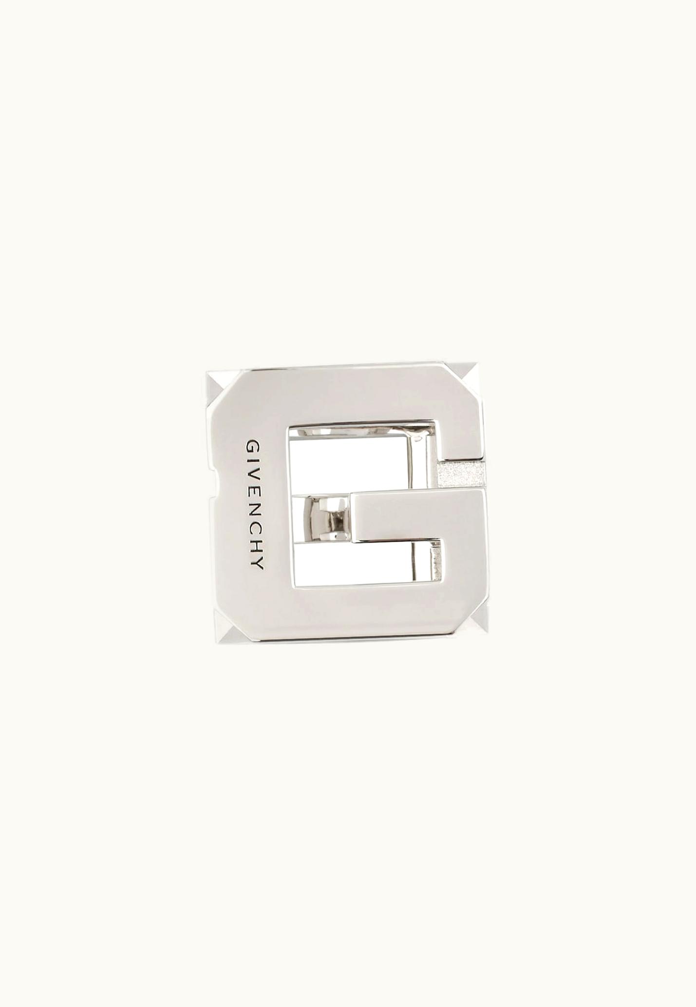 Givenchy Givenchy G Cube Ring In Metal - Silvery