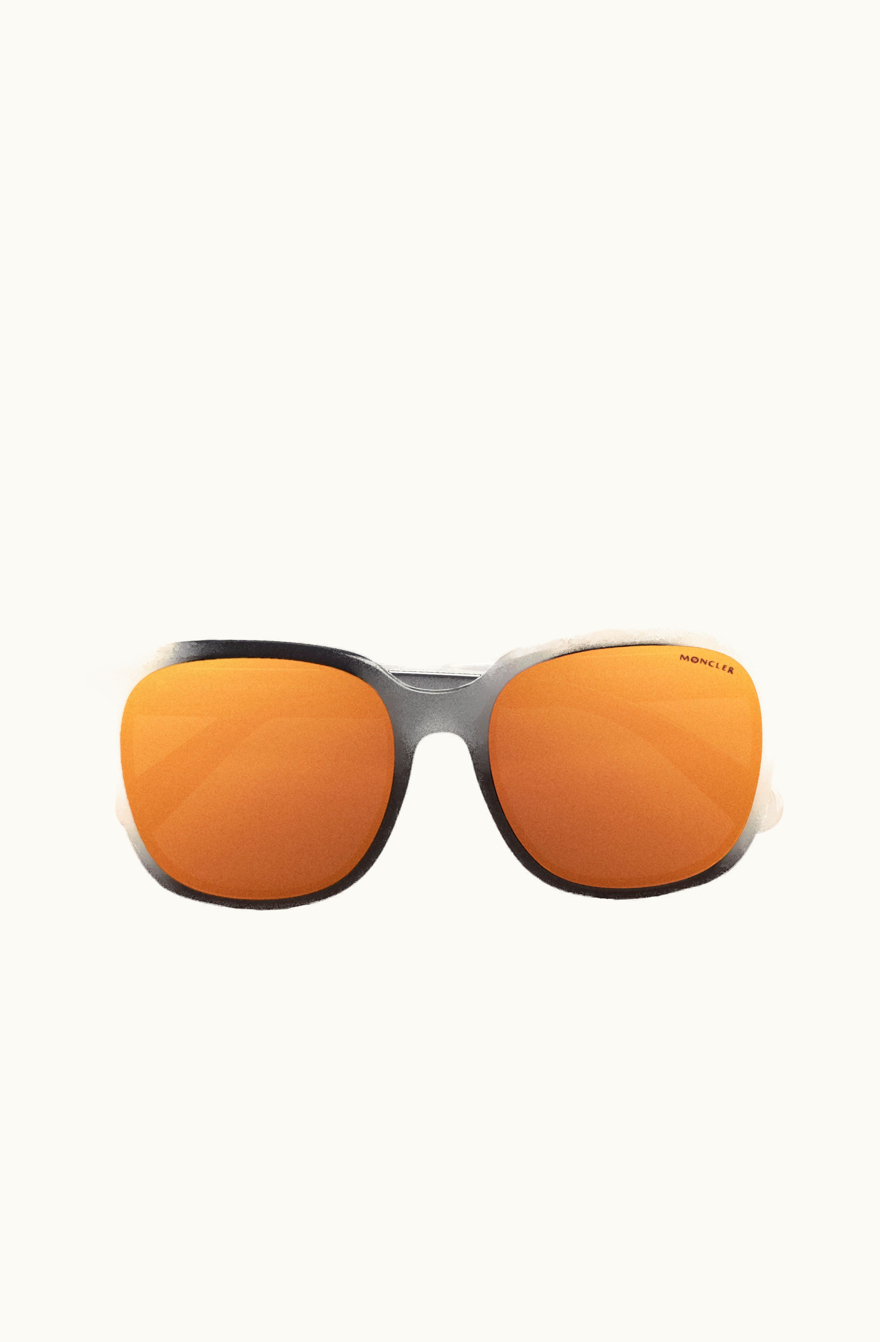 Moncler Moncler Wide Squared Sunglasses Shiny Black