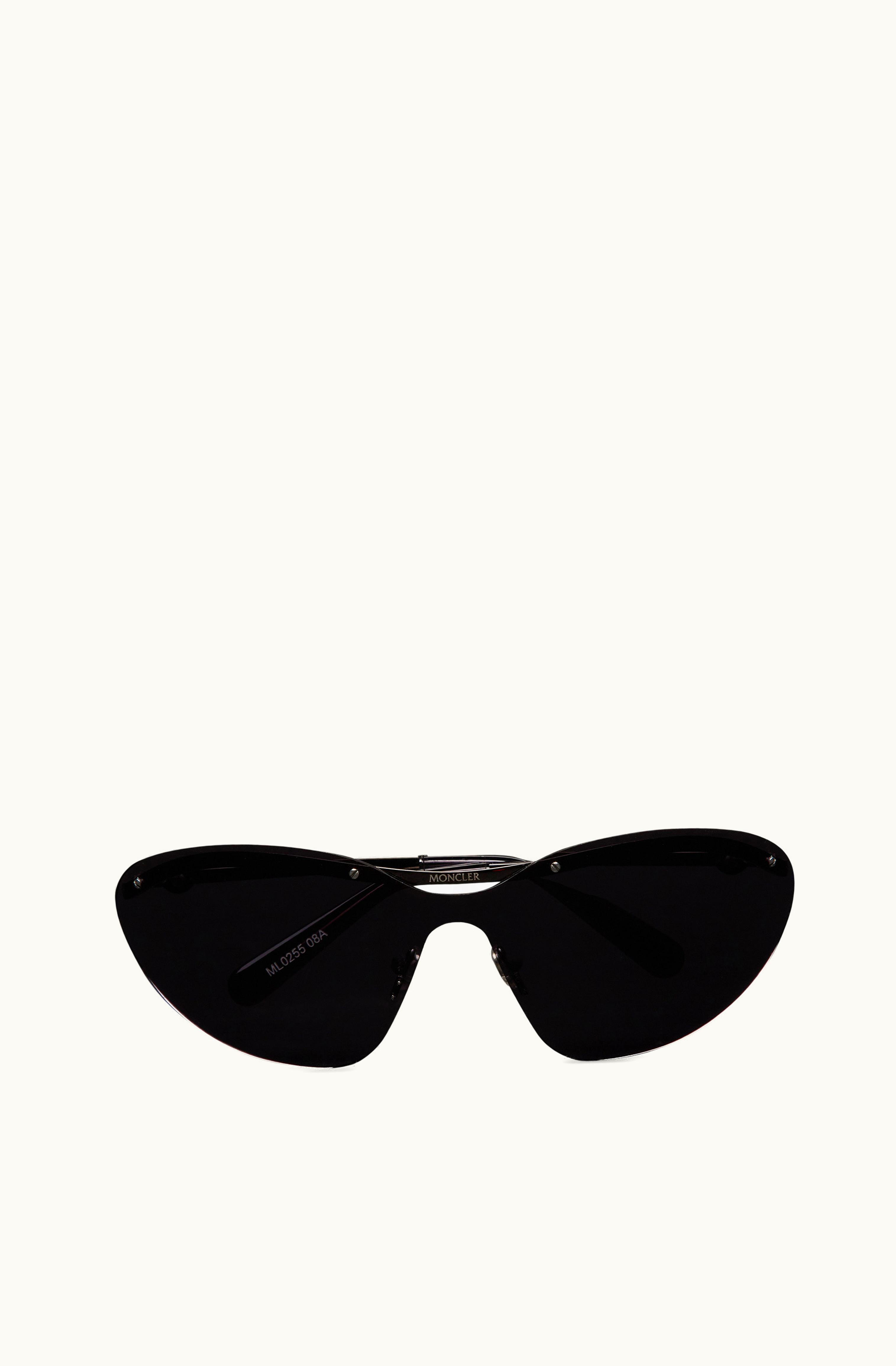 Moncler Moncler Carrion Shield Sunglasses Dark Gray