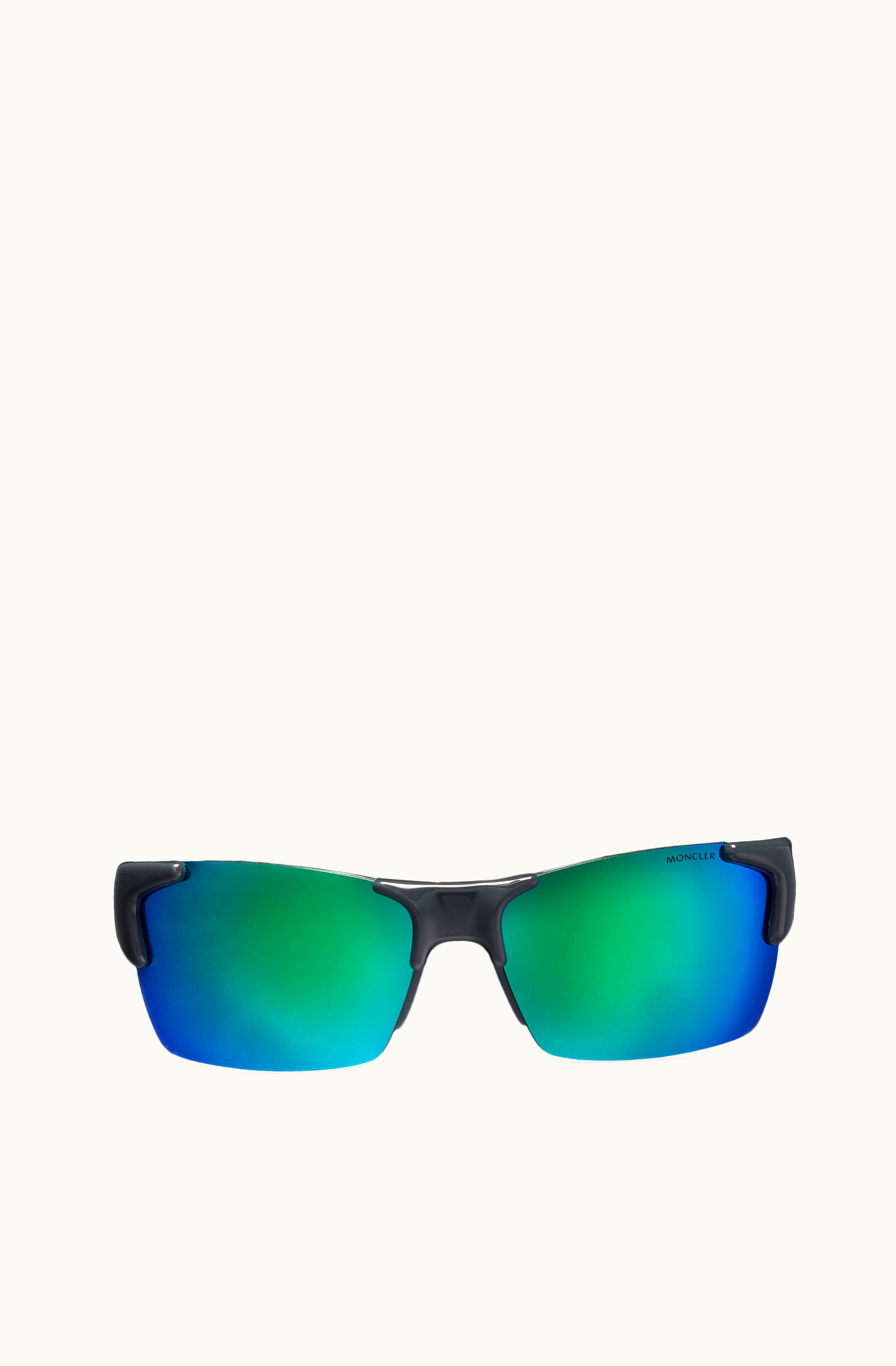 Moncler Moncler Spectron Rectangular Sunglasses Multicolour