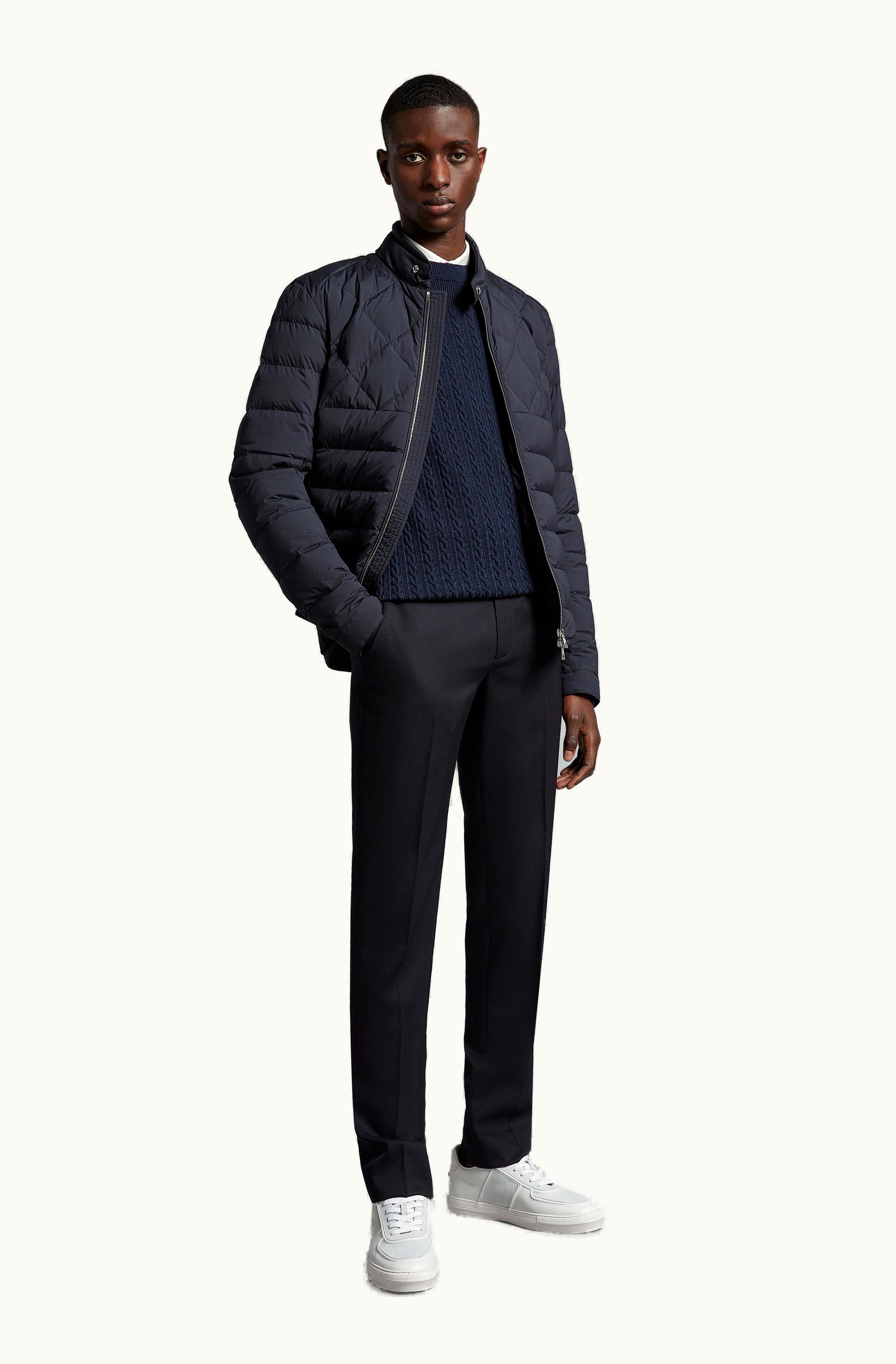 Moncler Moncler Choquart Short Down Jacket Night Blue