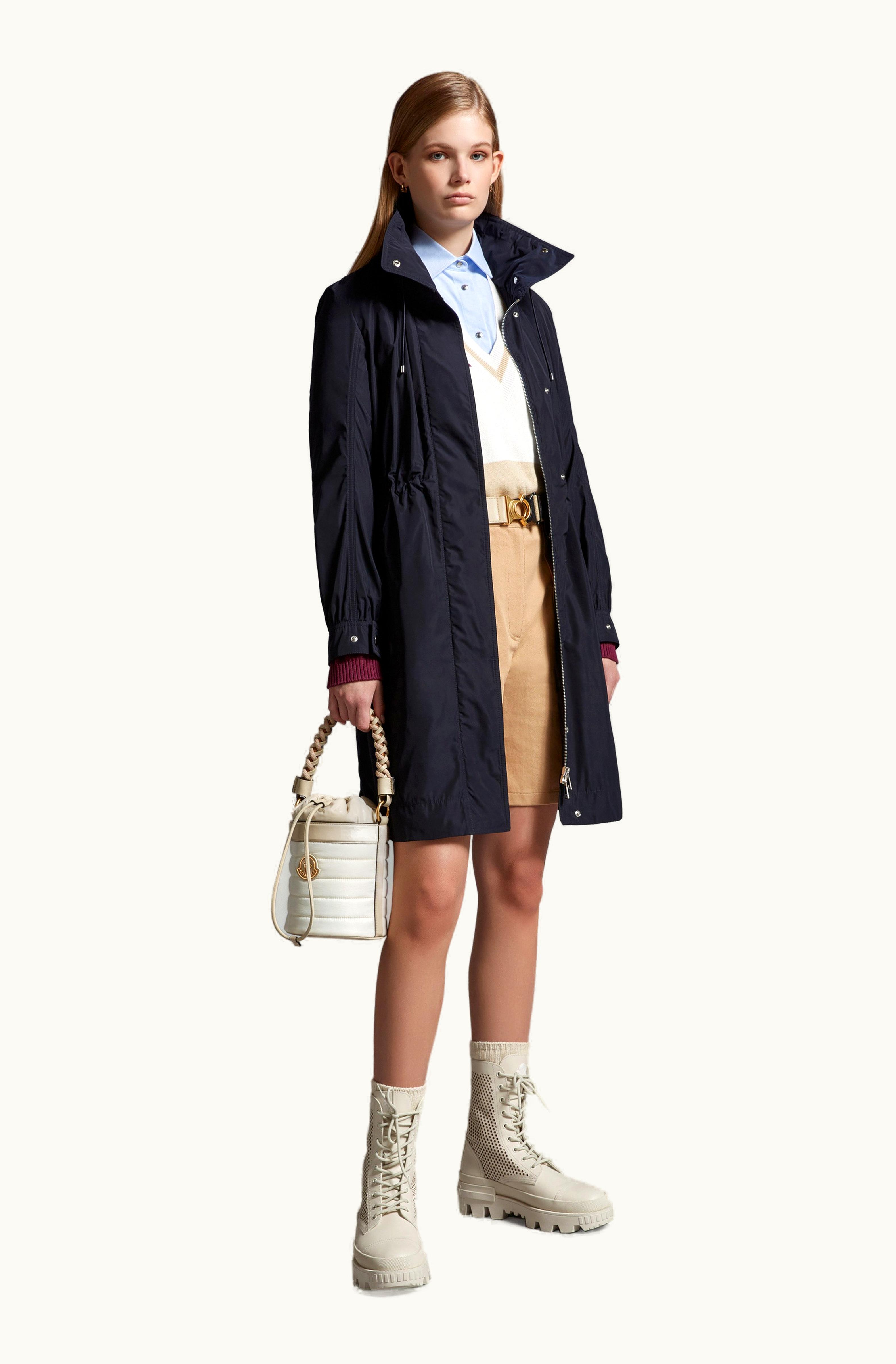 Moncler Moncler Kourou Parka Coat Night Blue