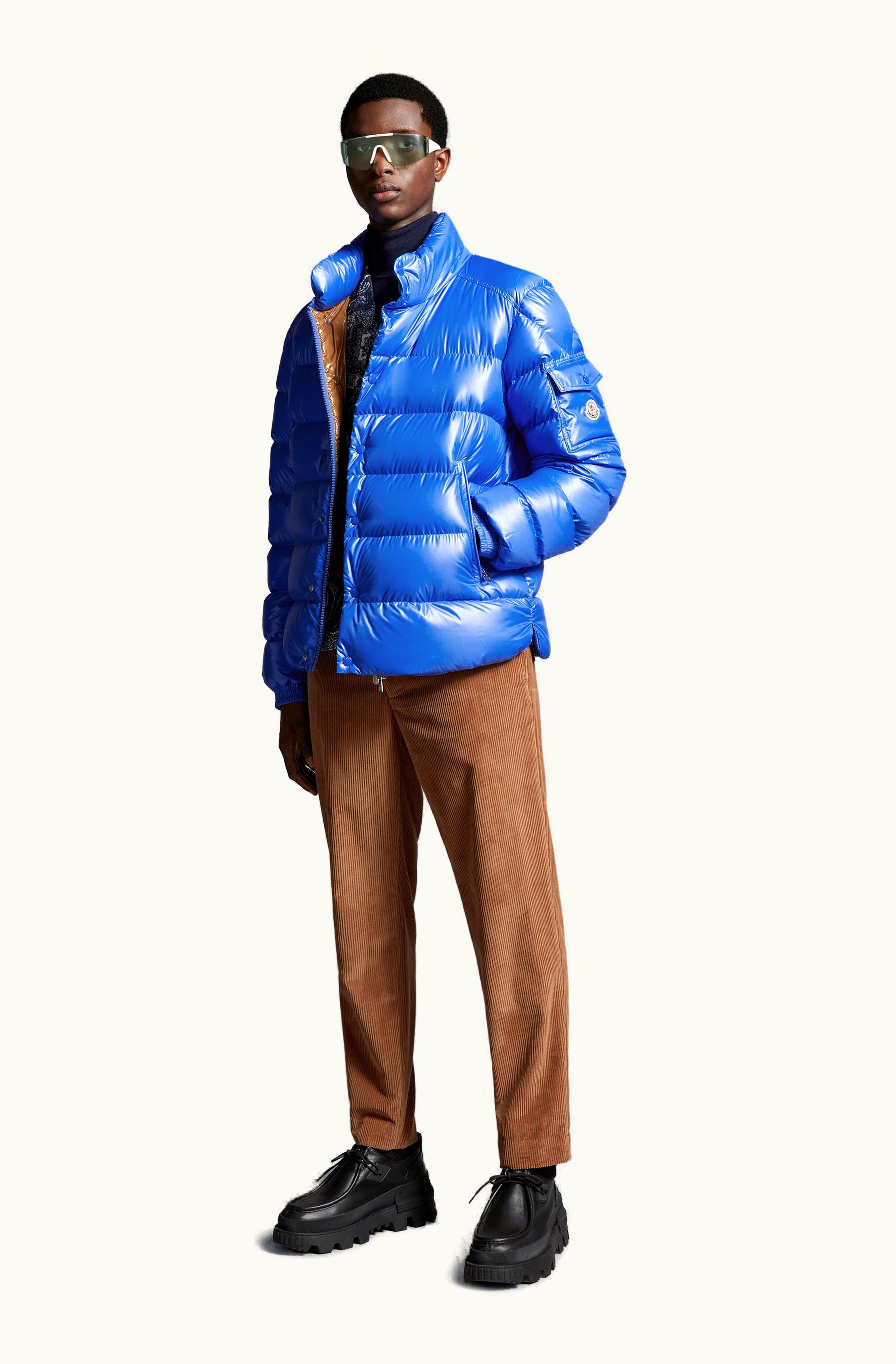 Moncler Moncler Lule Short Down Jacket Light Blue