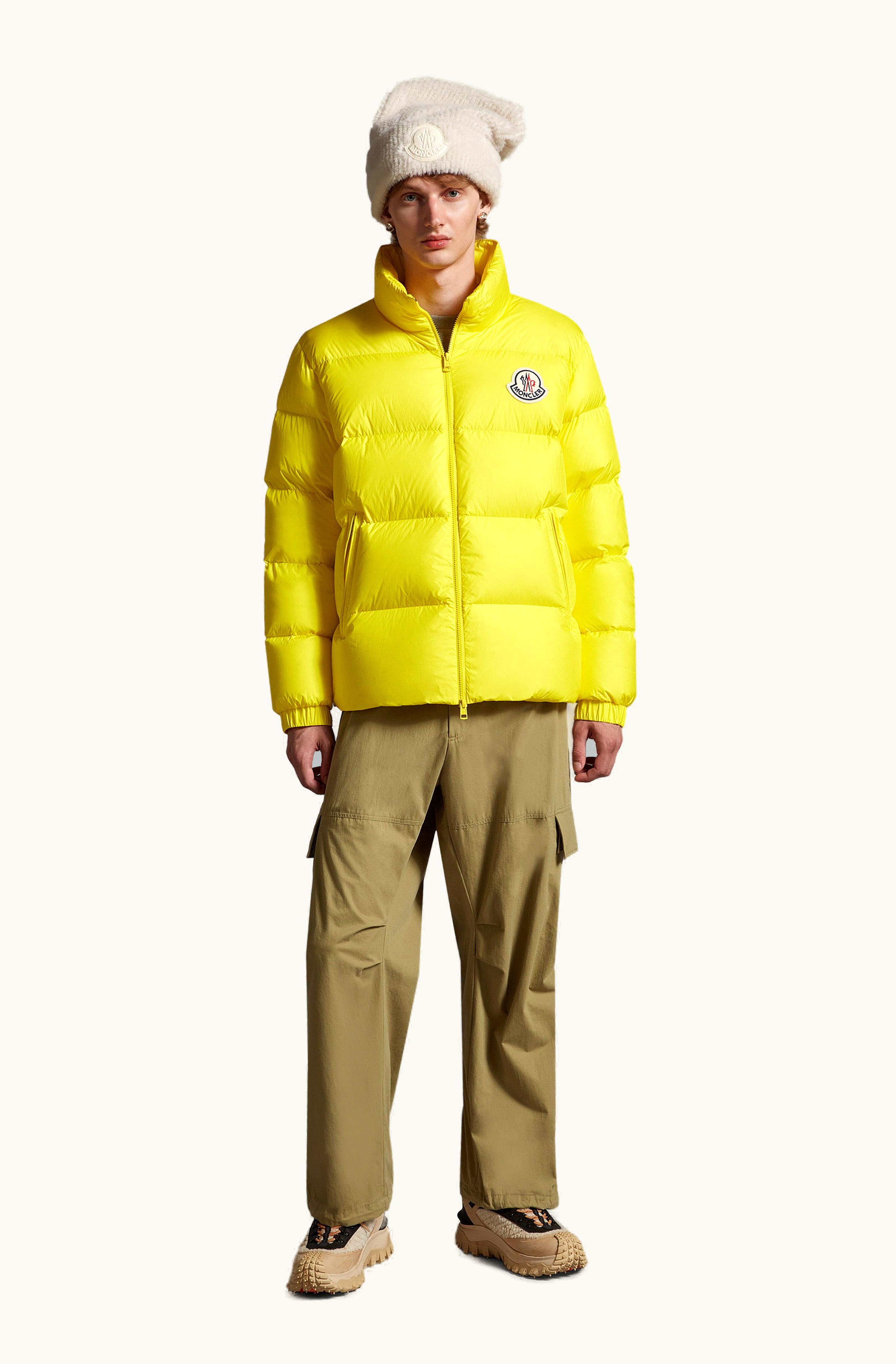 Moncler Moncler Citala Short Down Jacket Lemon Yellow