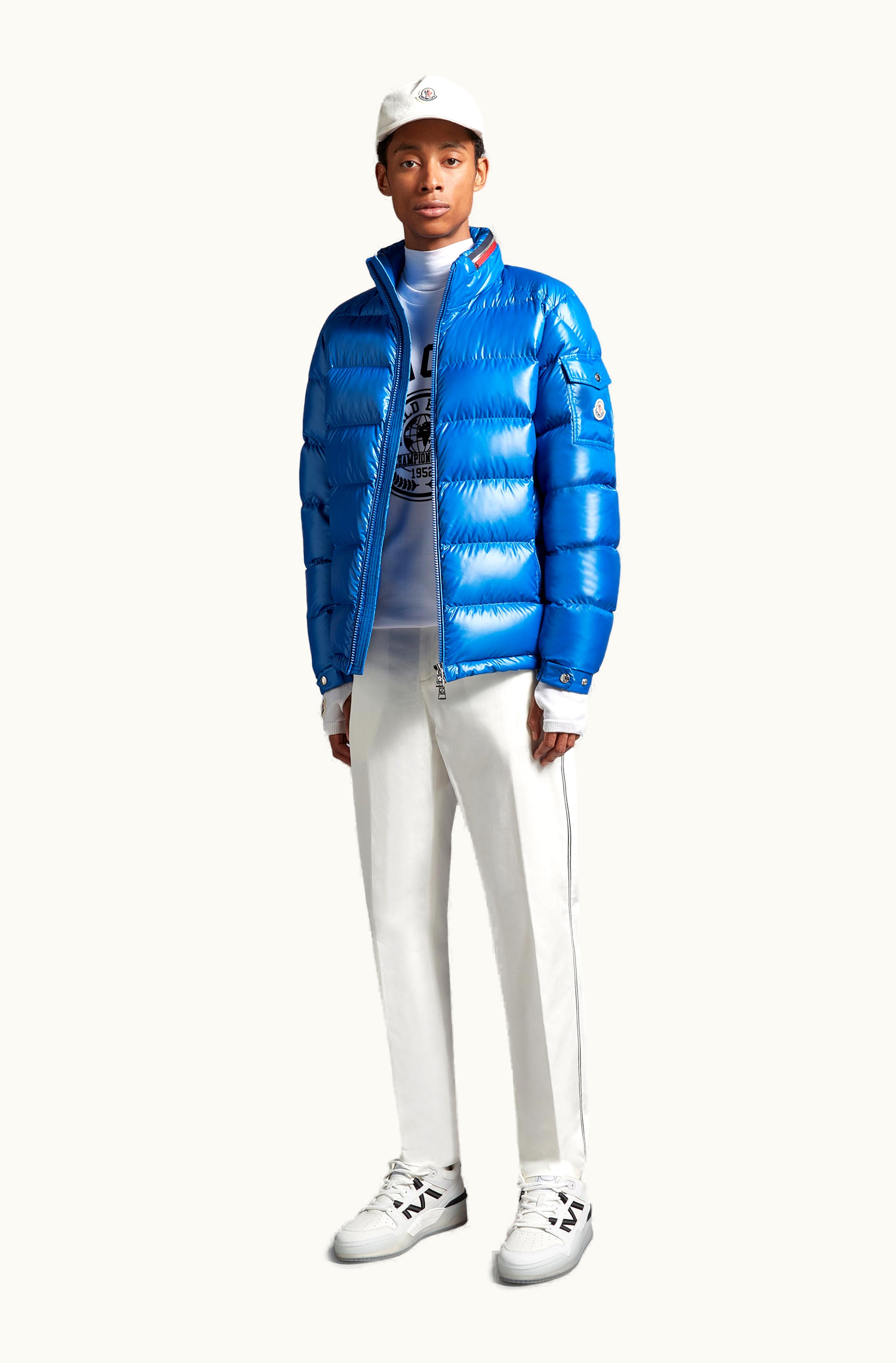 Moncler Moncler Bourne Short Down Jacket Royal Blue