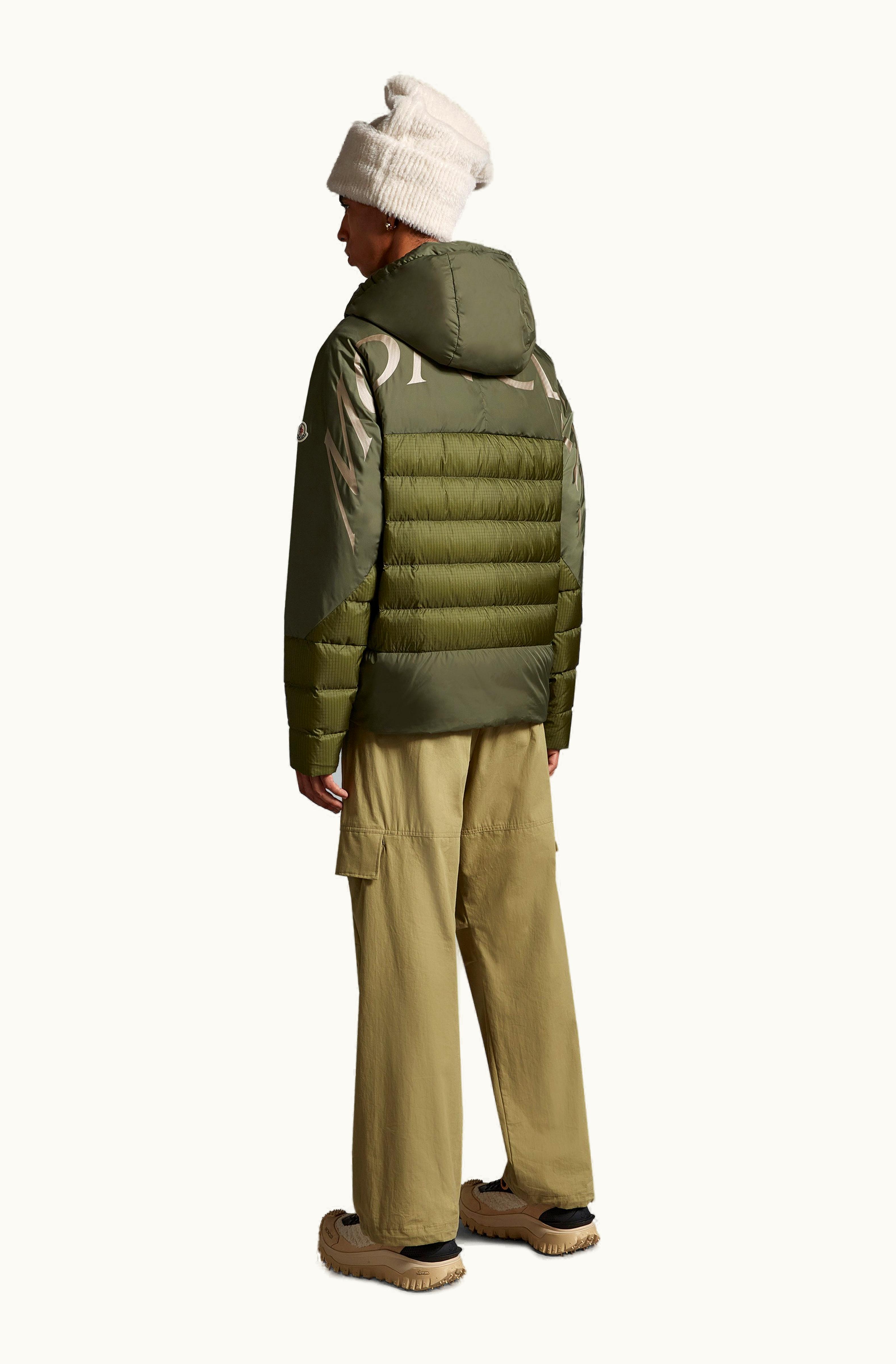 Moncler Moncler Gloas Short Down Jacket Dark Green