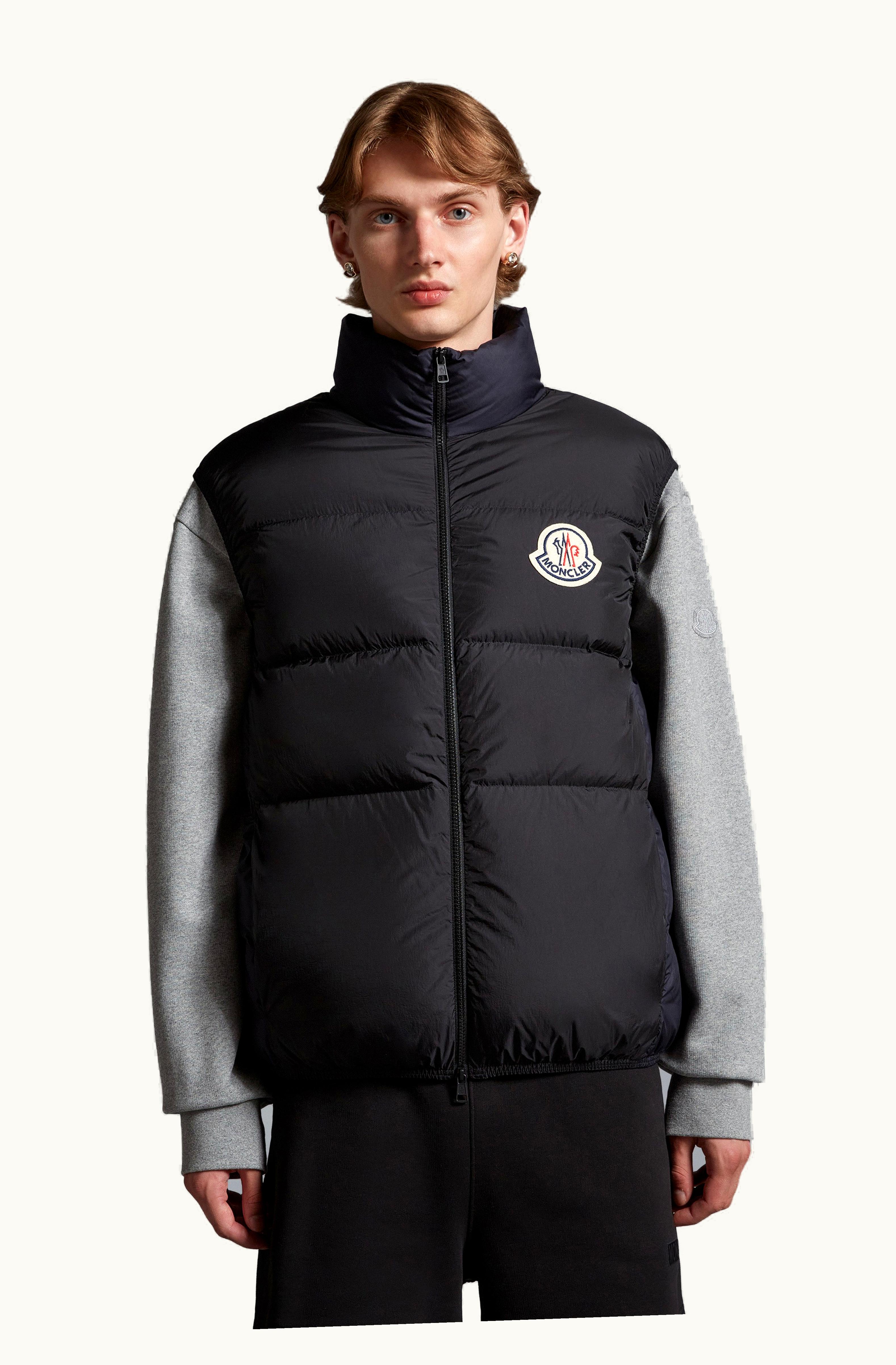 Moncler Moncler Almaz Down Gilet Black & Navy Blue