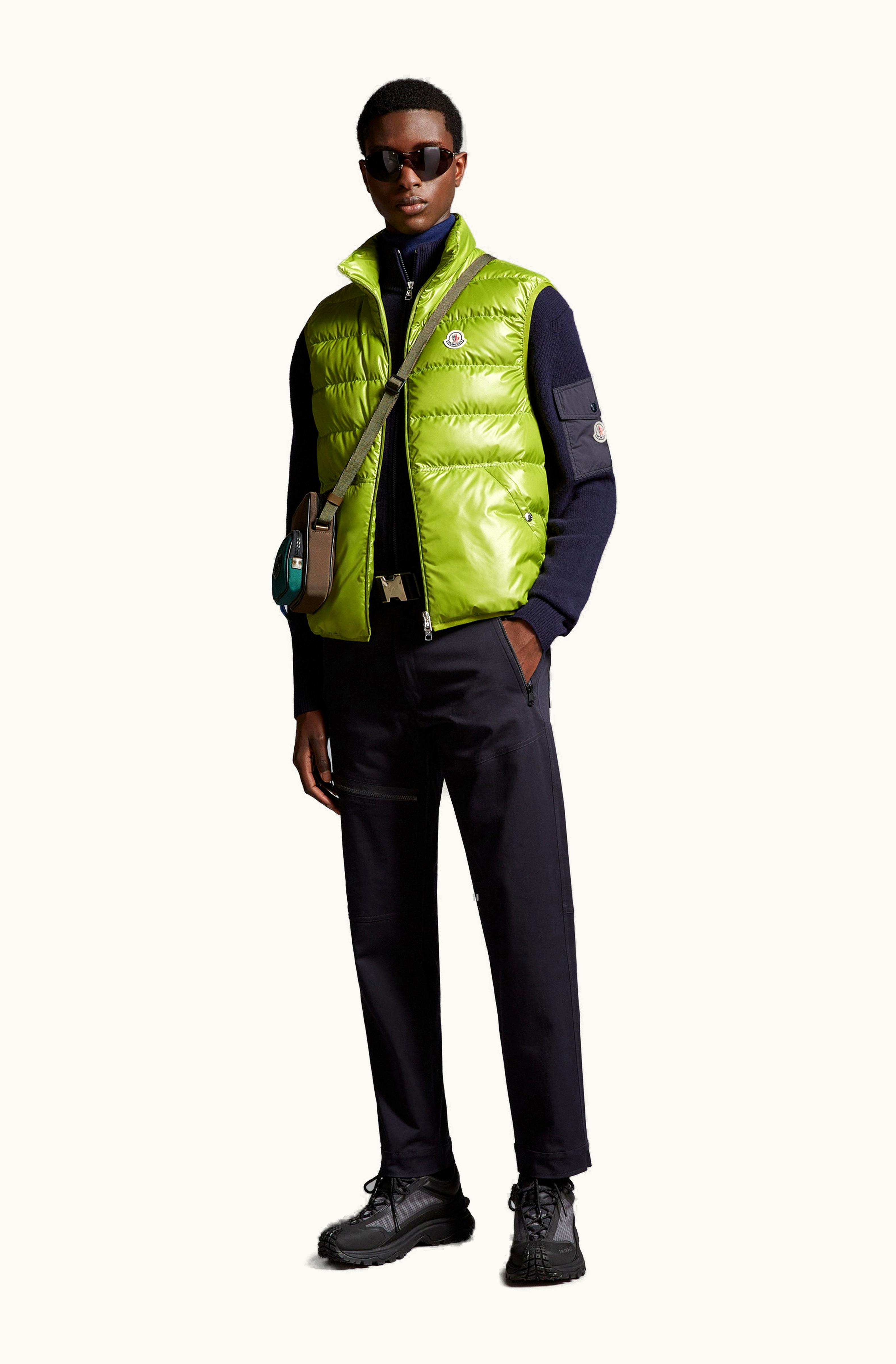 Moncler Moncler Aube Down Gilet Leaf Green