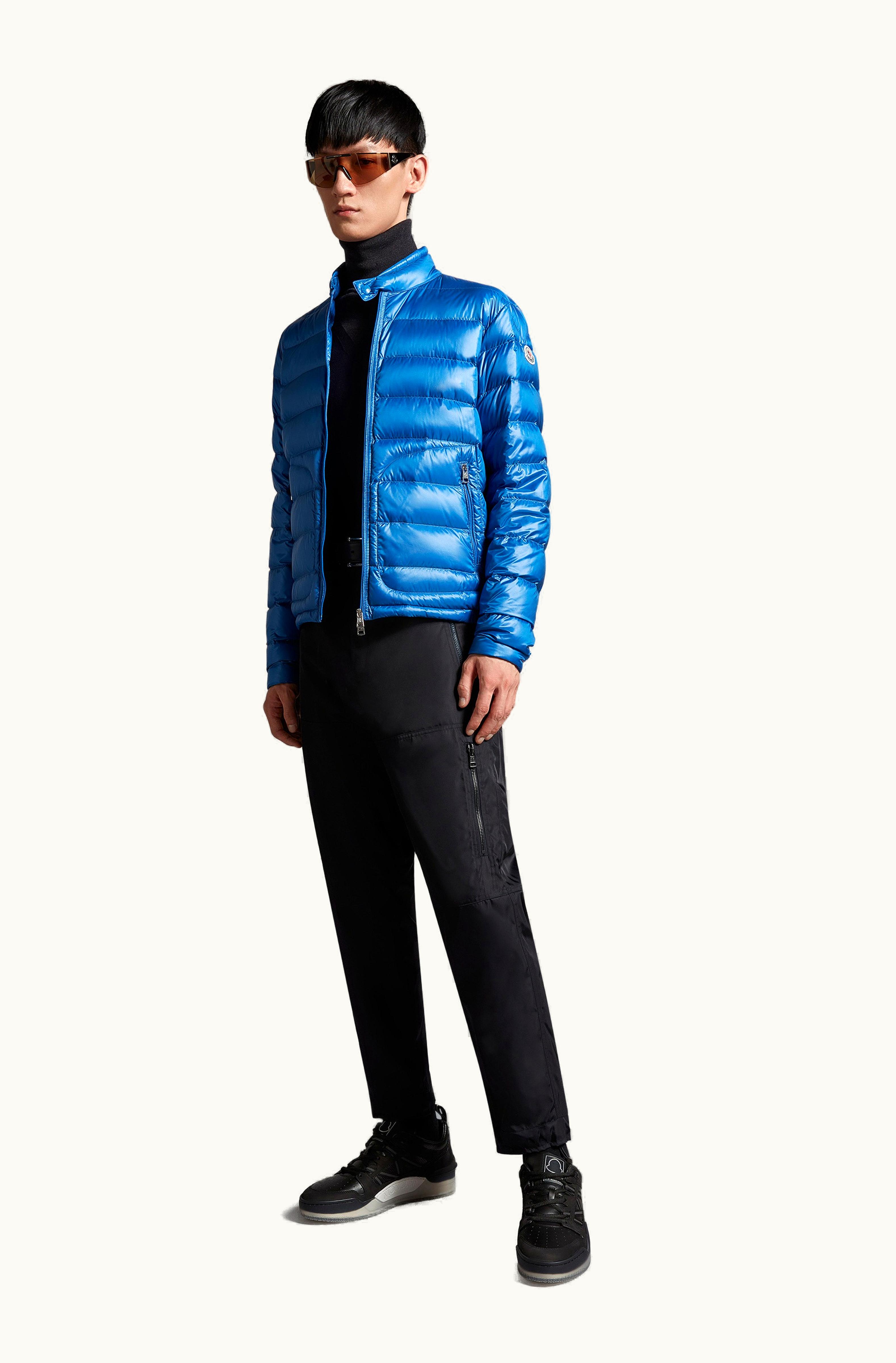 Moncler Moncler Acorus Short Down Jacket Bright Blue