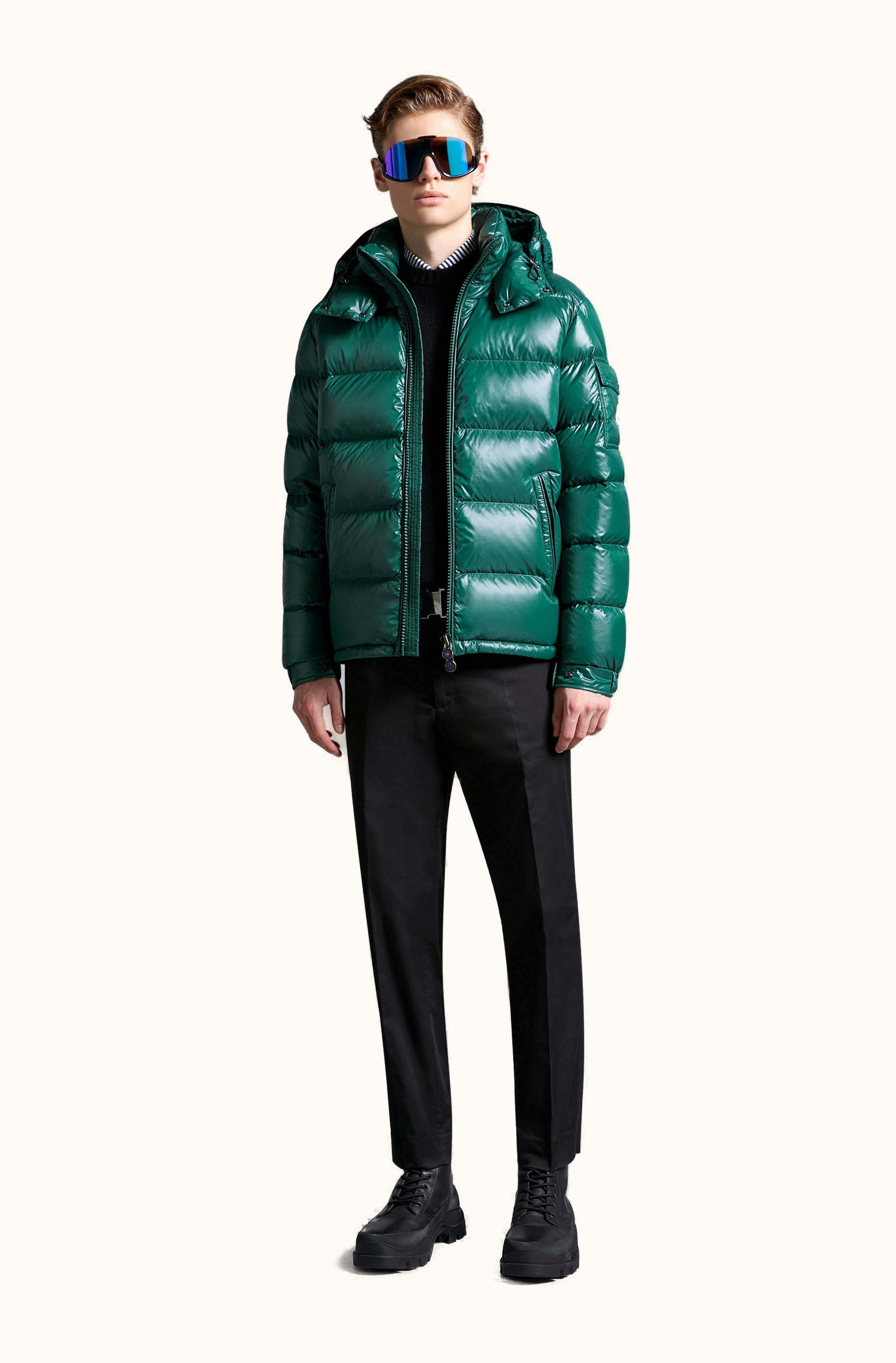 Moncler Moncler Maya Short Down Jacket Emerald Green