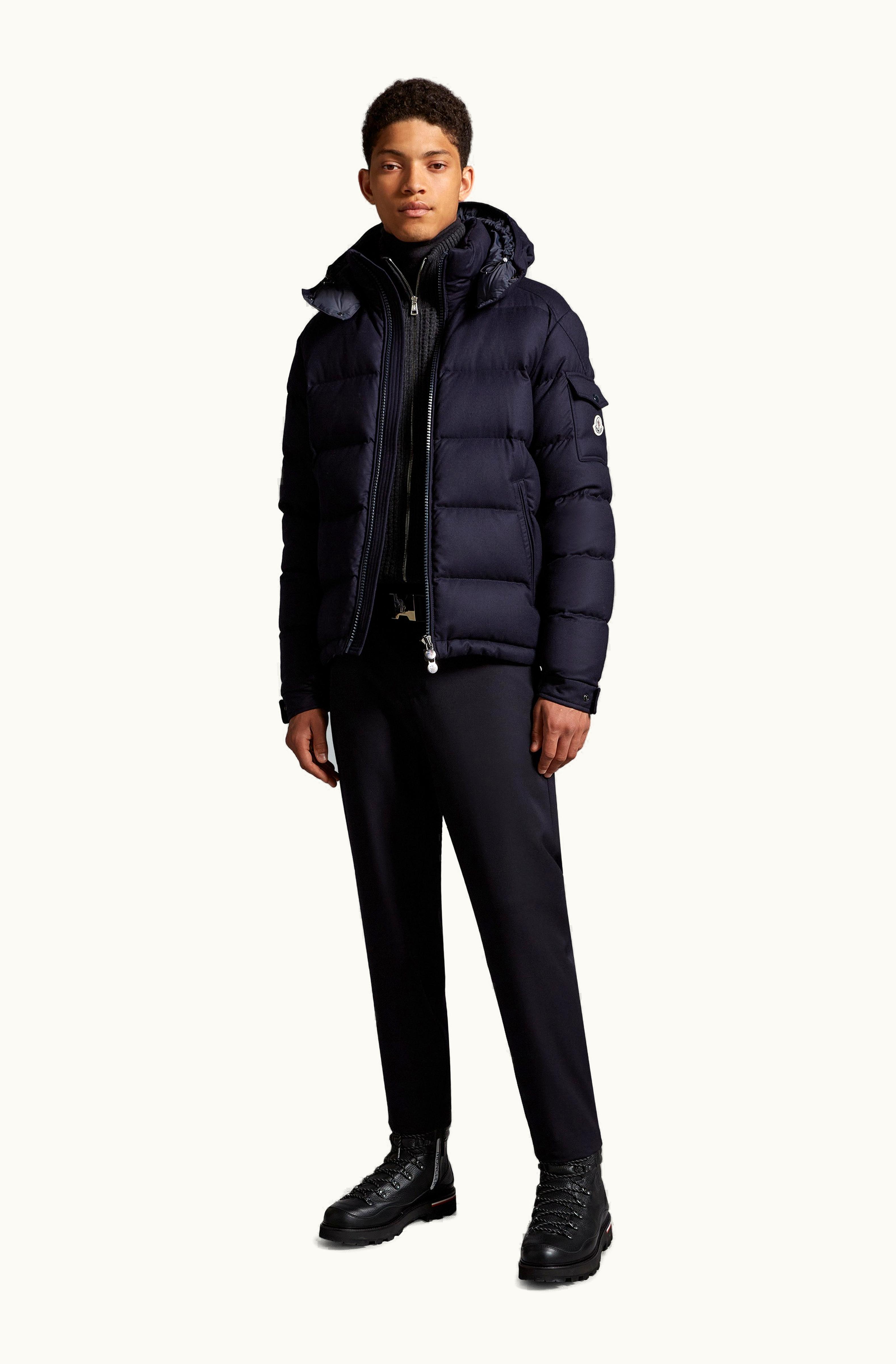 Moncler Moncler Montgenevre Short Down Jacket Night Blue