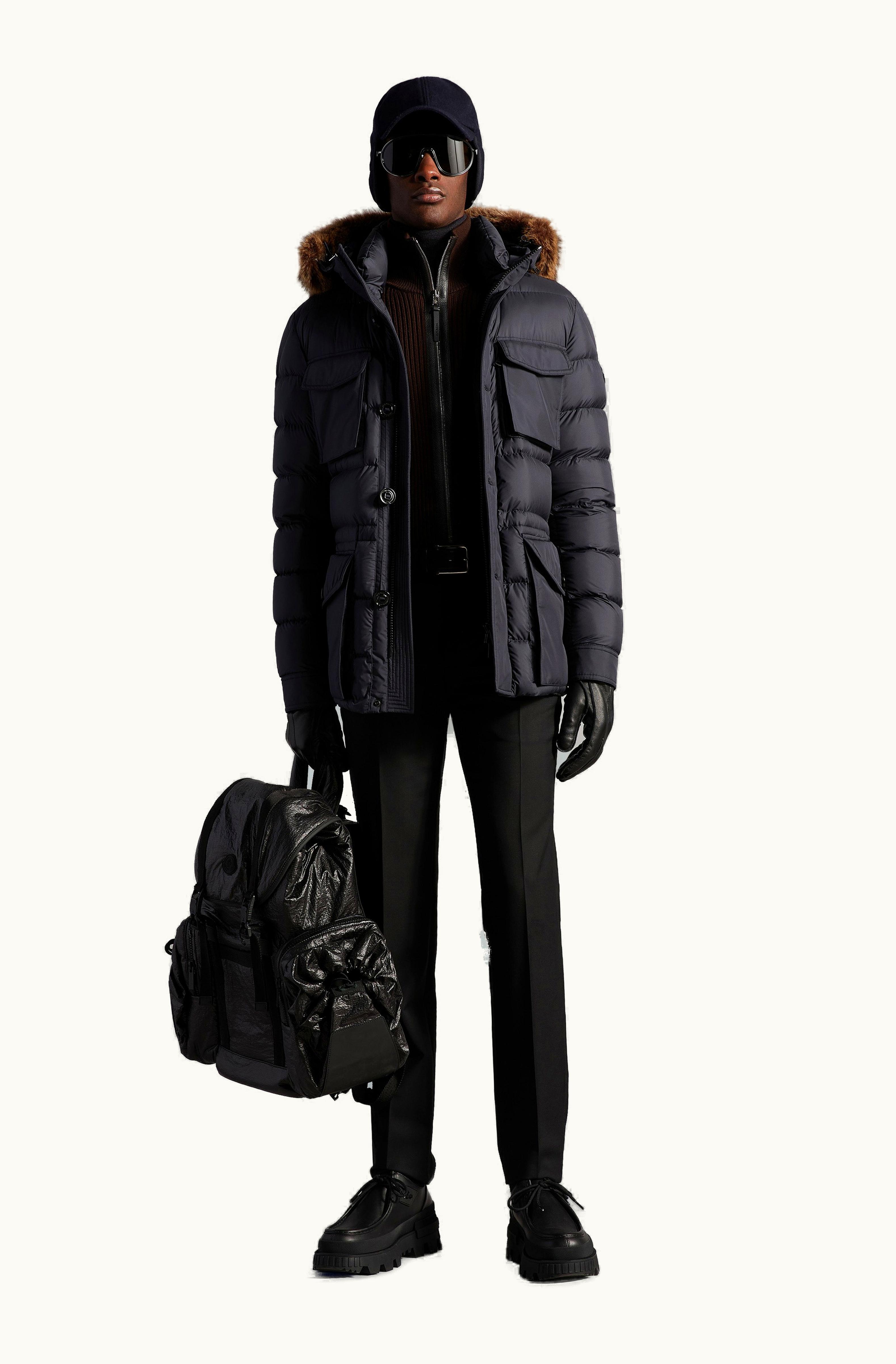 Moncler Moncler Chevreuse Short Down Jacket Midnight Navy Blue