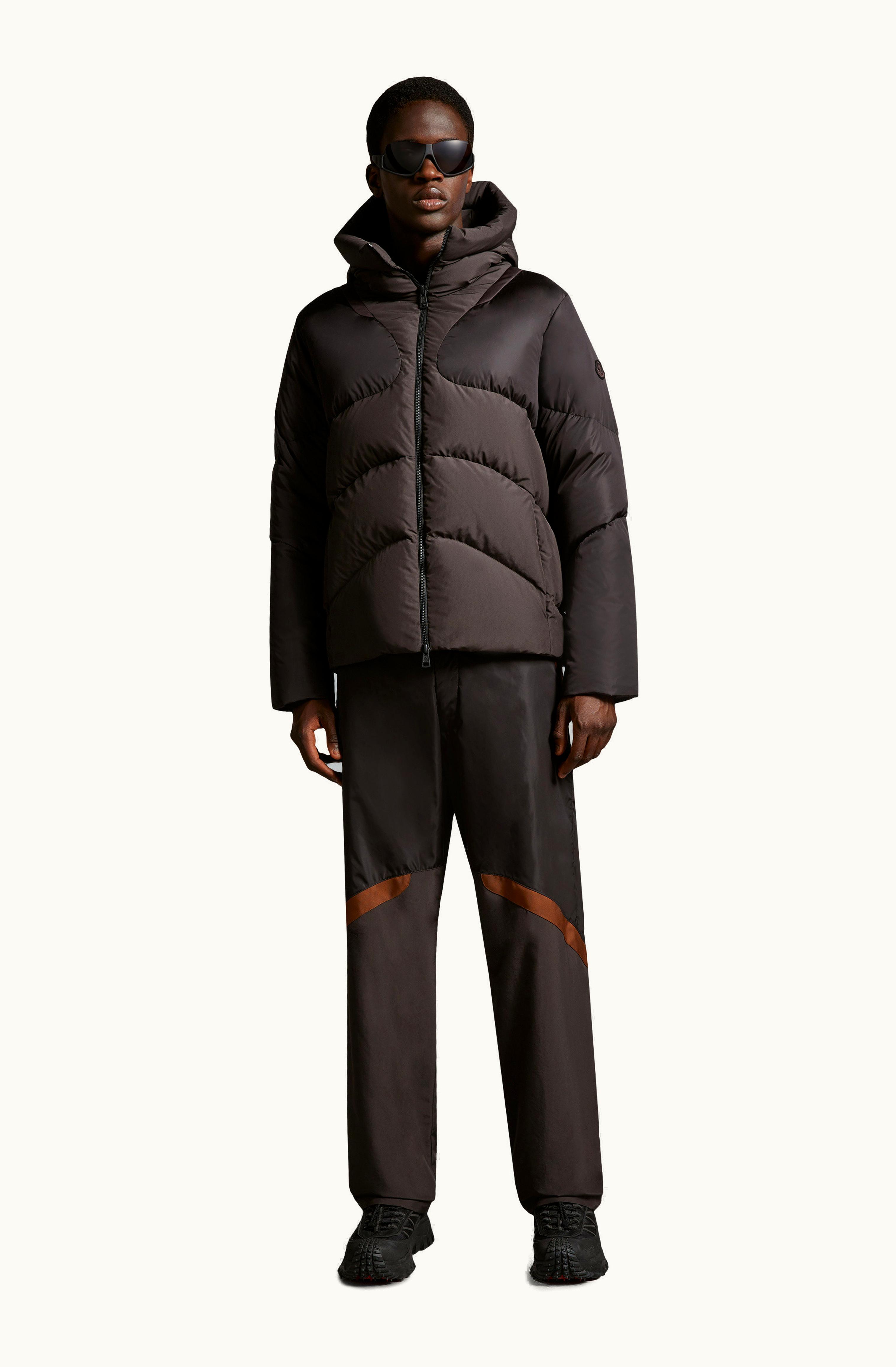 Moncler Moncler Nylon Trousers Dark Gray