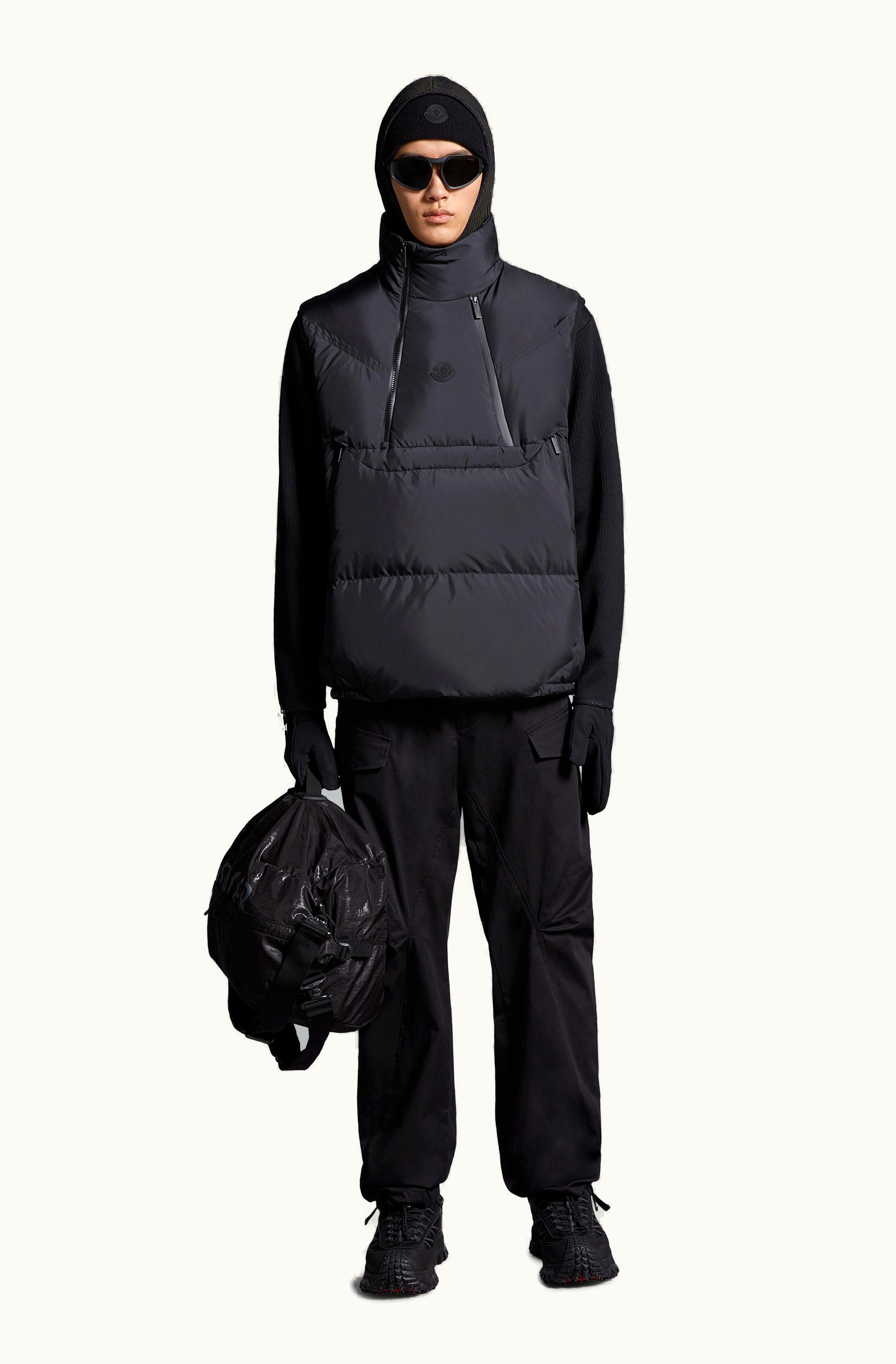 Moncler Moncler Gabardine Cargo Trousers Black Black