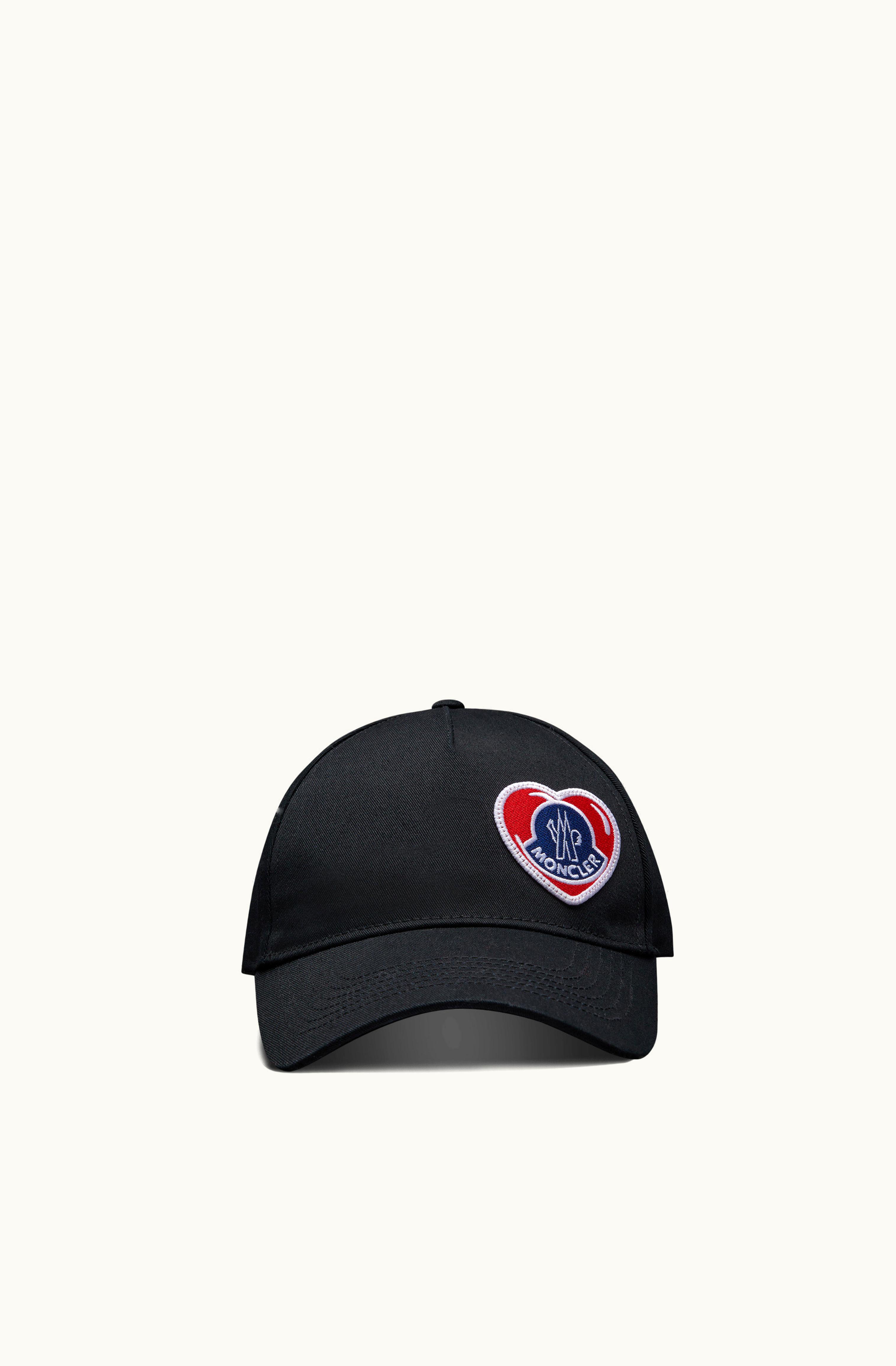 Moncler Moncler Moncoeur Motif Baseball Cap Black