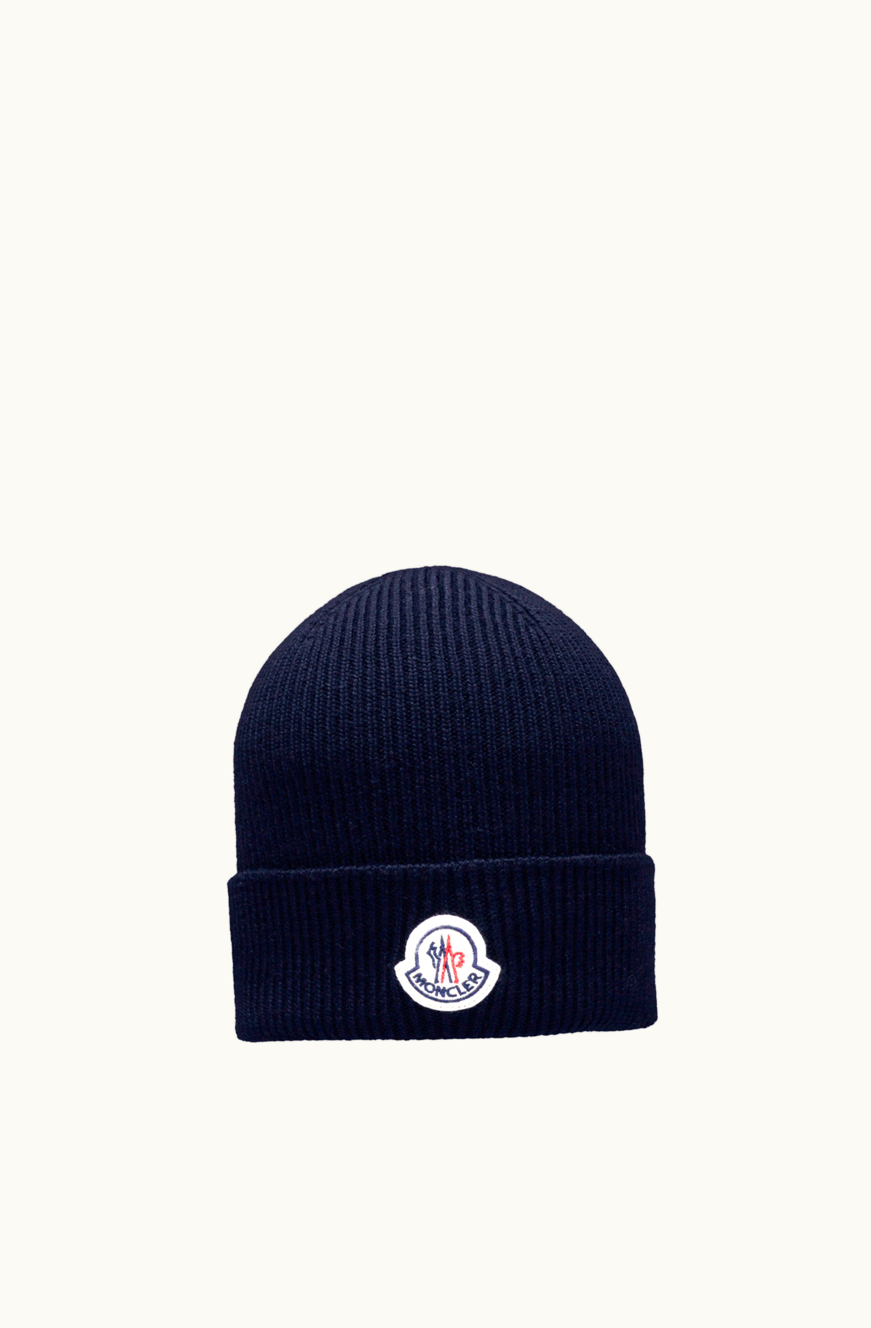 Moncler Moncler Wool Beanie Navy Blue