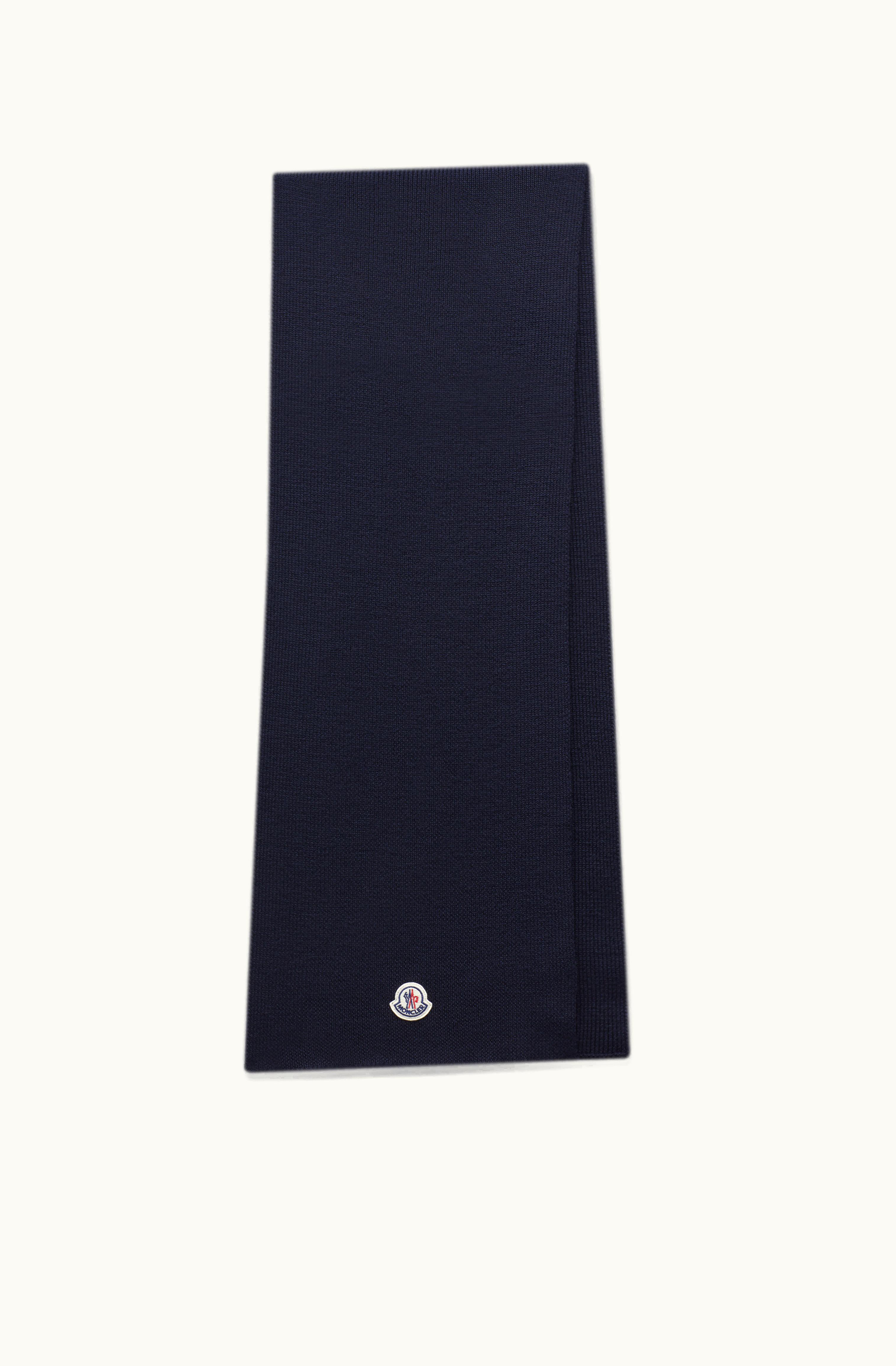Moncler Moncler Wool Scarf Night Blue