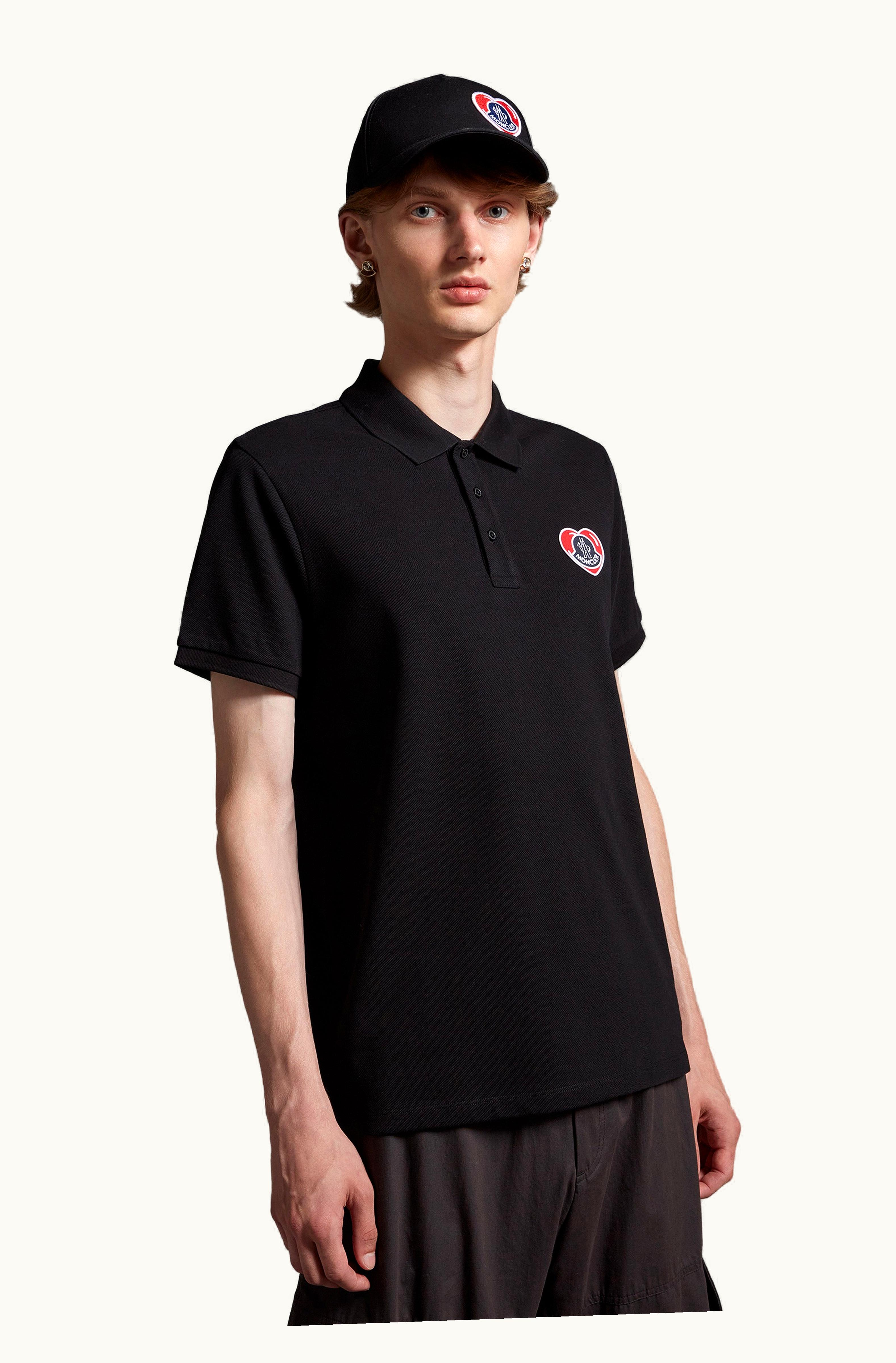 Moncler Moncler Logo Polo Shirt Black I20918A0001084556999