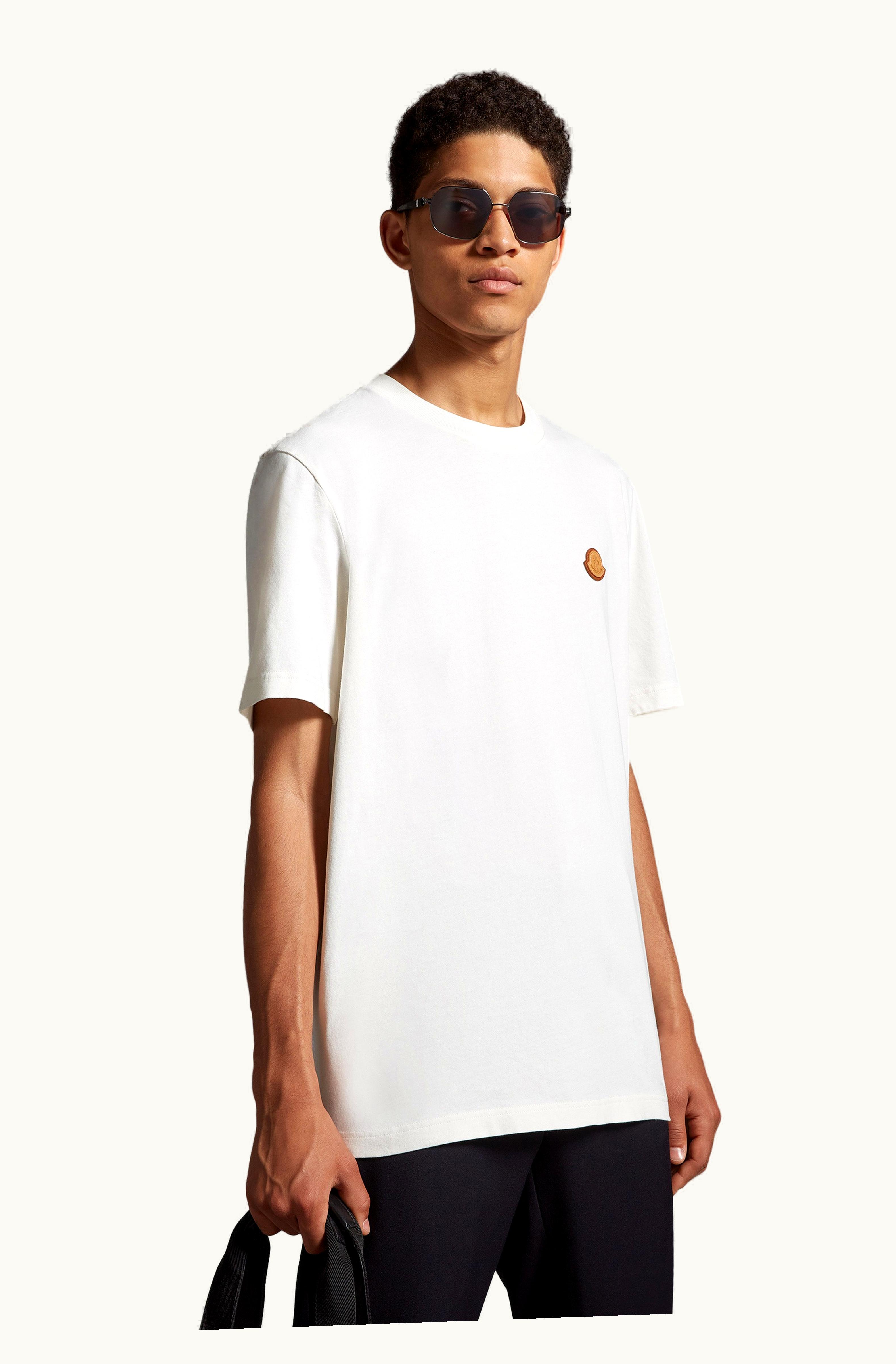 Moncler Moncler Logo T-Shirt White White