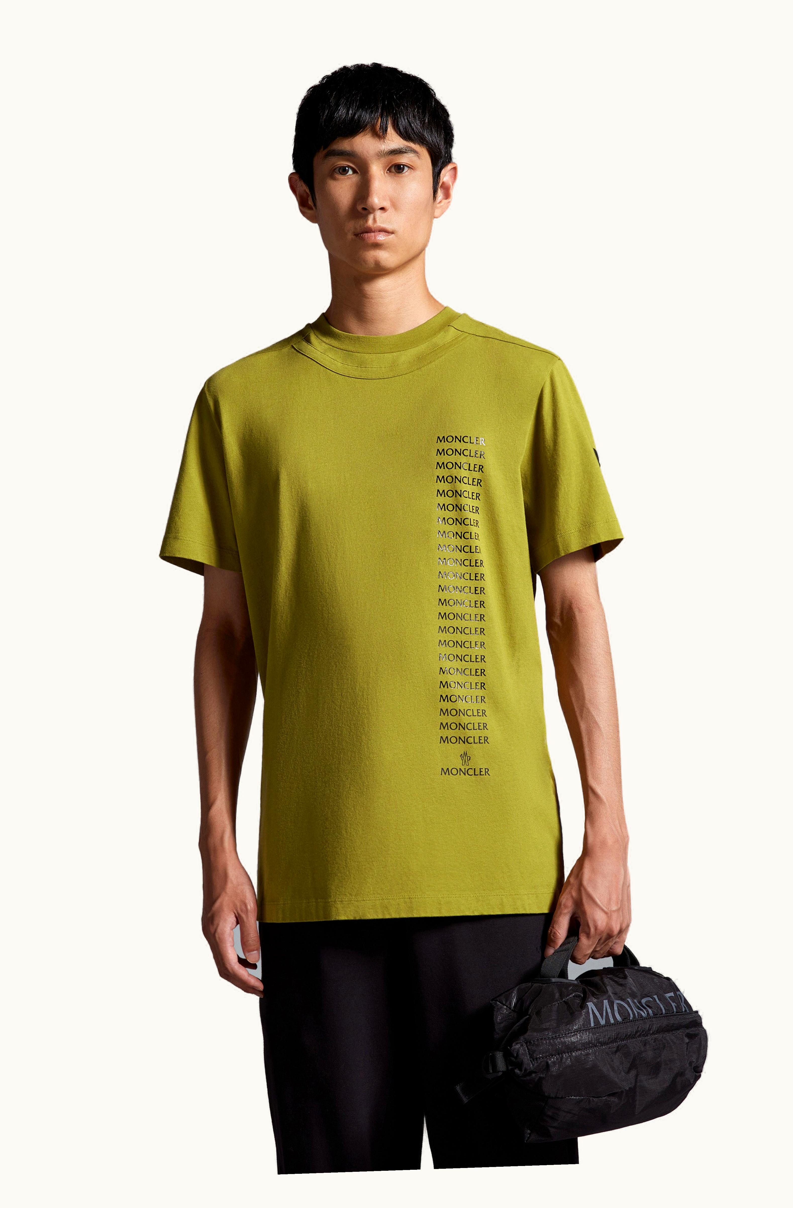 Moncler Moncler Logo T-Shirt Olive Green