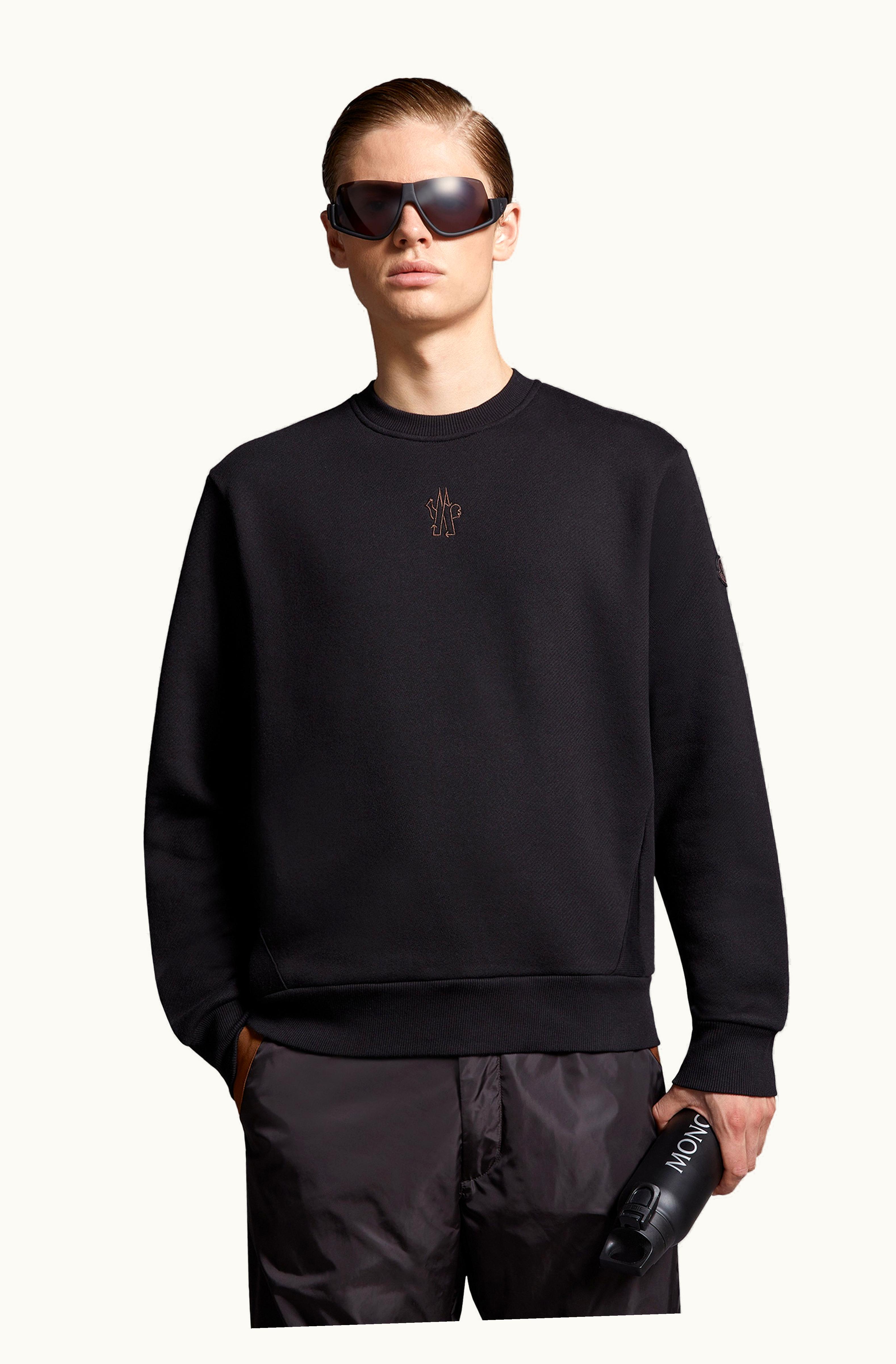 Moncler Moncler Logo Sweatshirt Black I20918G0005389A9D999