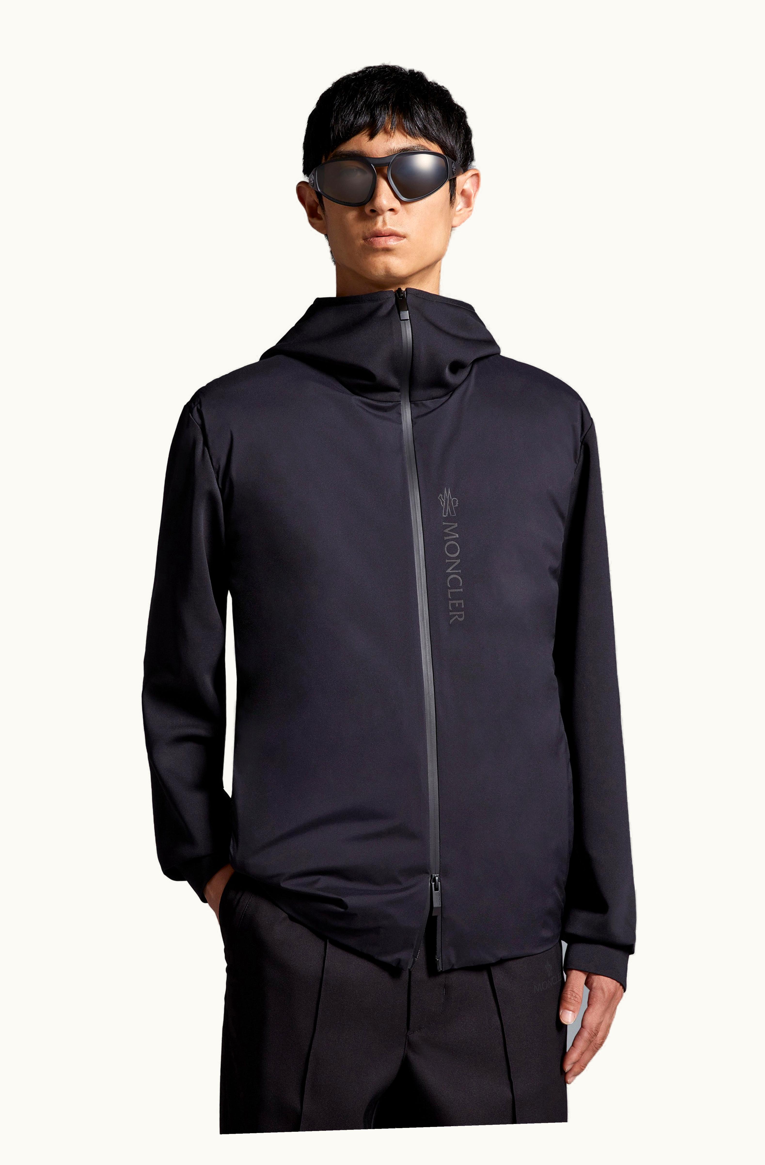 Moncler Moncler Padded Zip-Up Hoodie Black