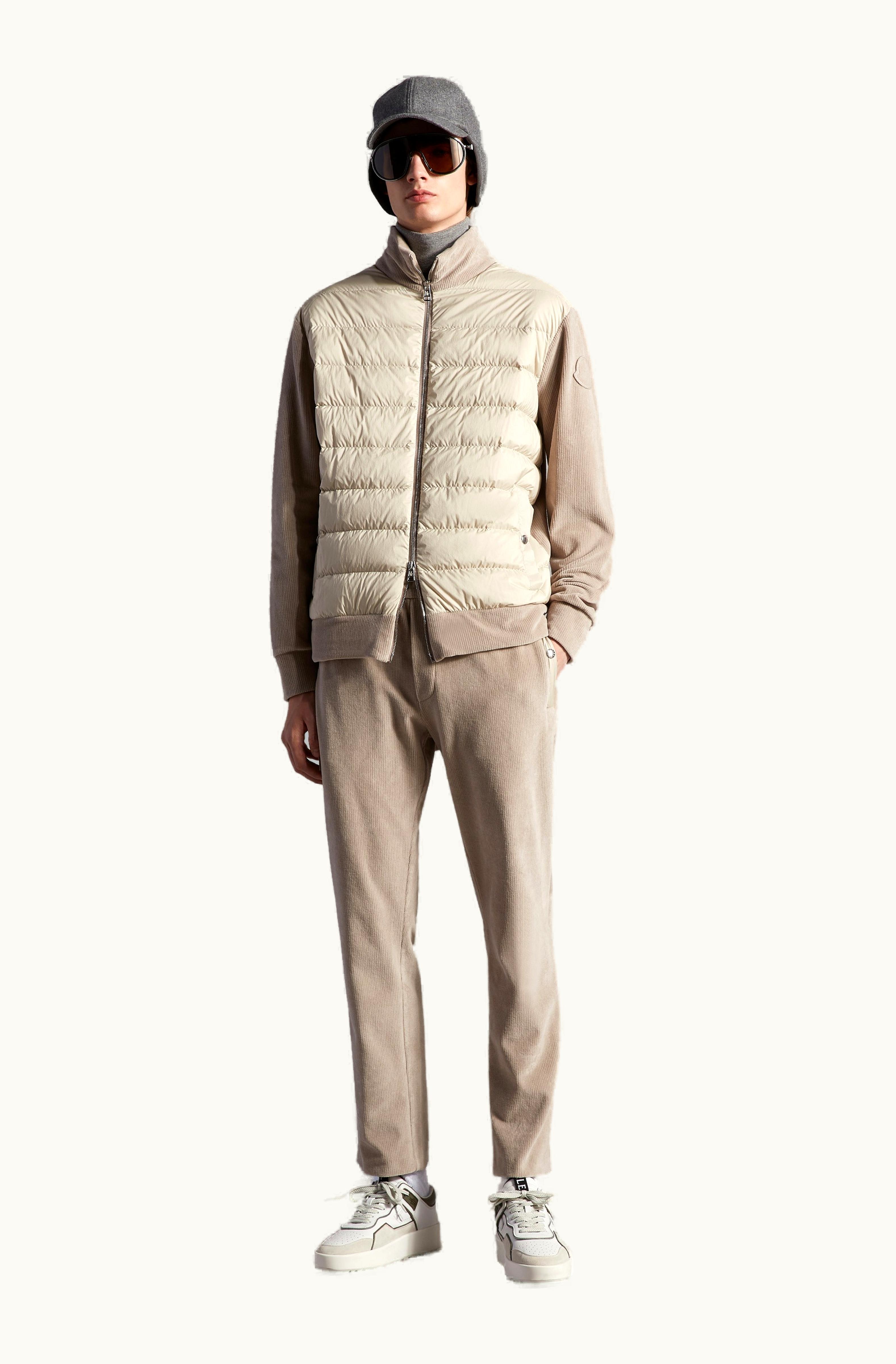 Moncler Moncler Corduroy Trackpants Beige