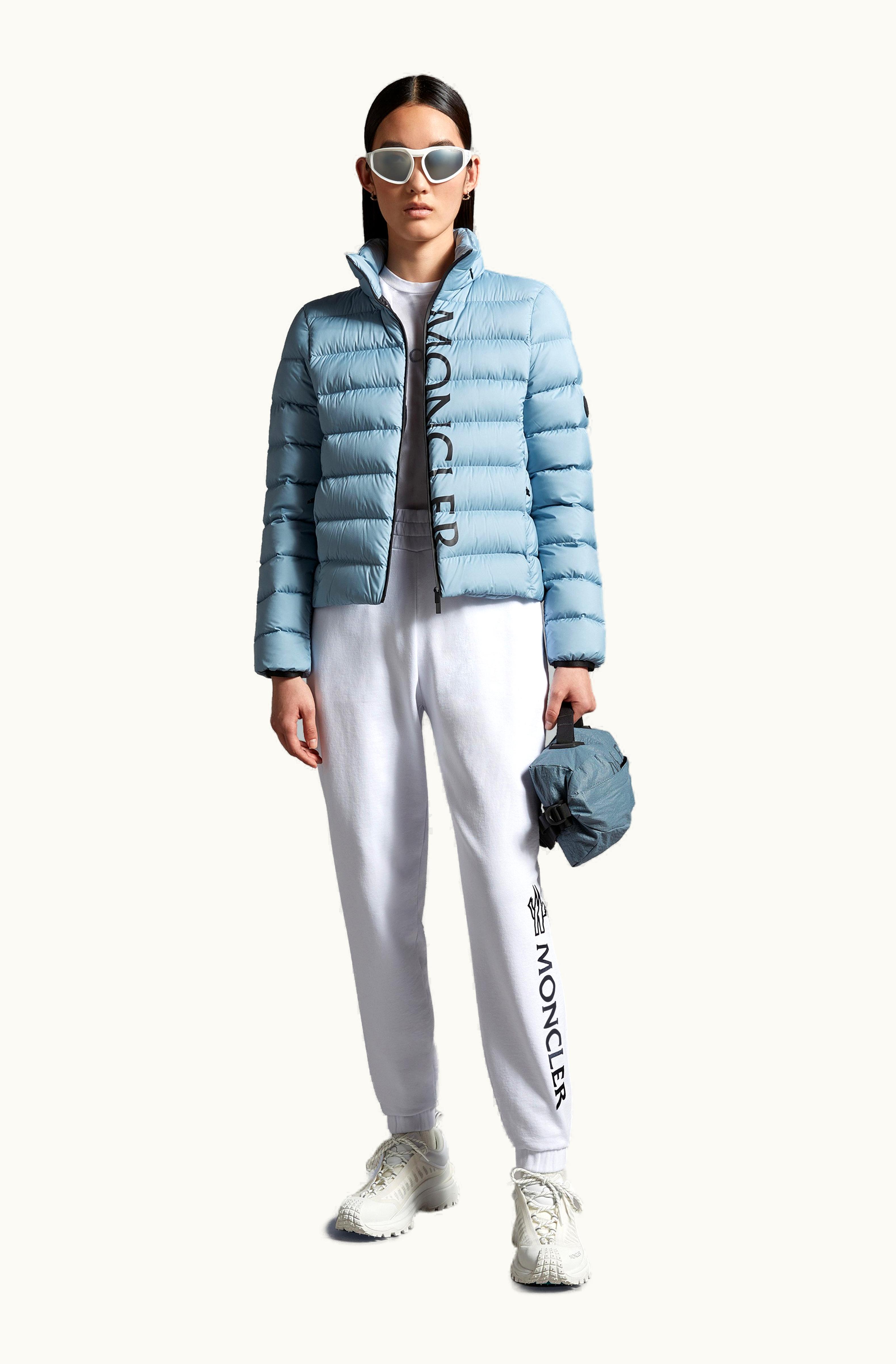 Moncler Moncler Cerces Short Down Jacket Powder Blue