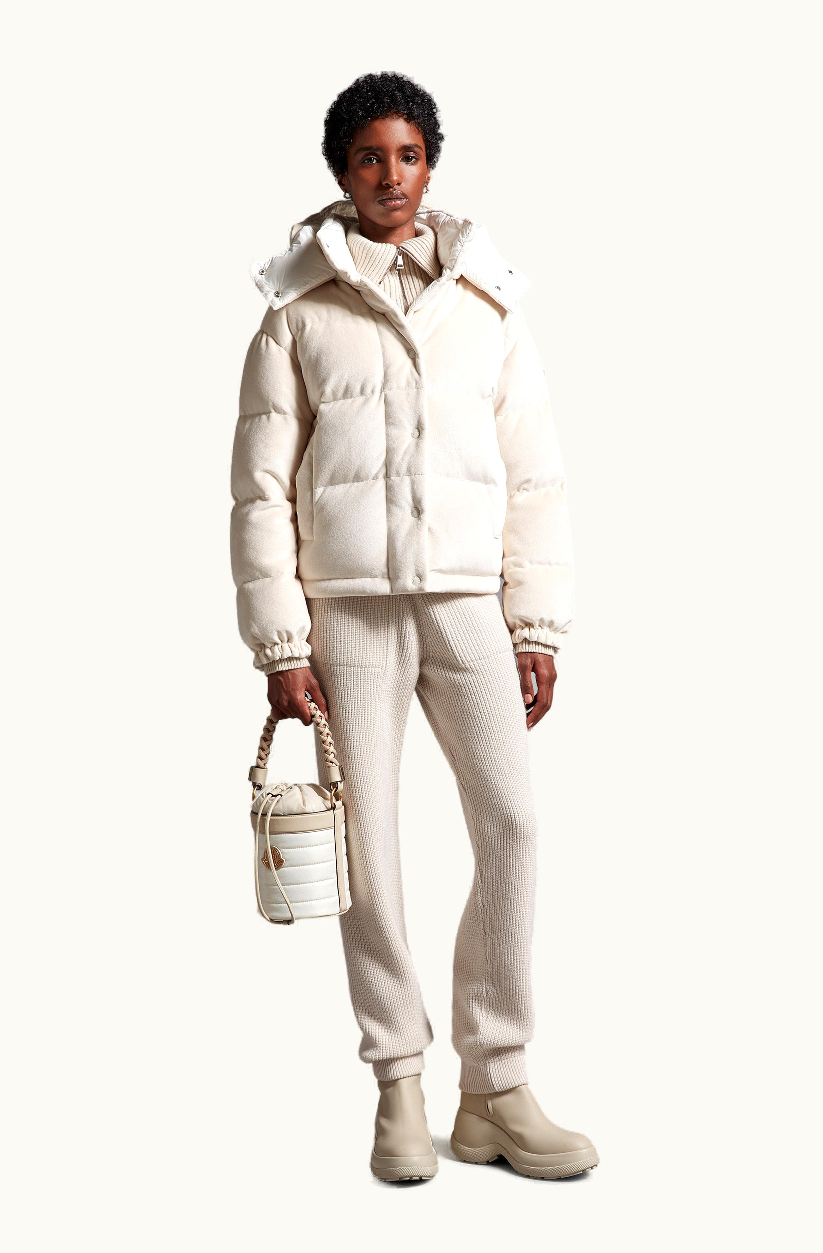 Moncler Moncler Daos Chenille Down Jacket Beige