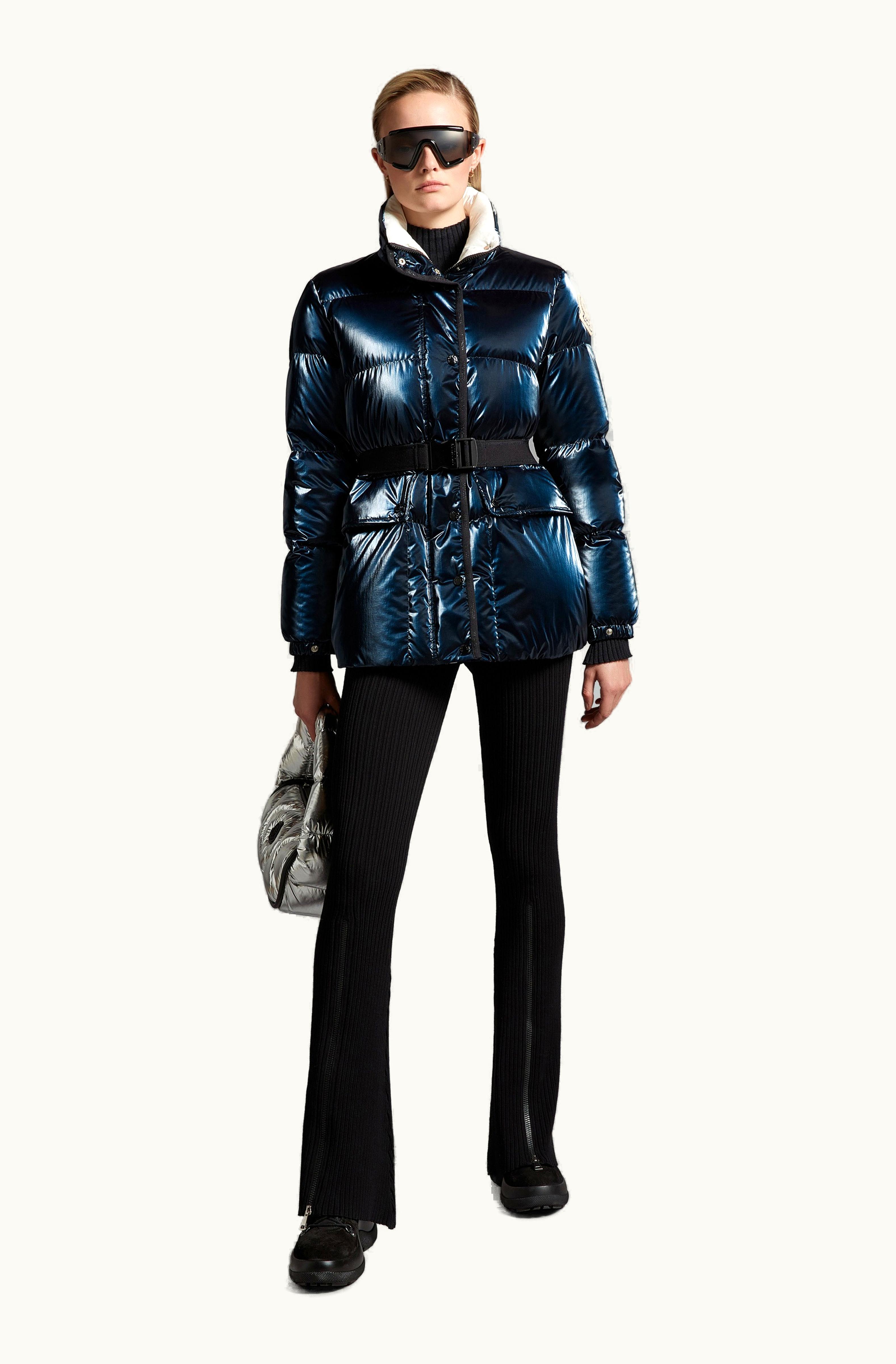 Moncler Moncler Herault Short Down Jacket Navy Blue