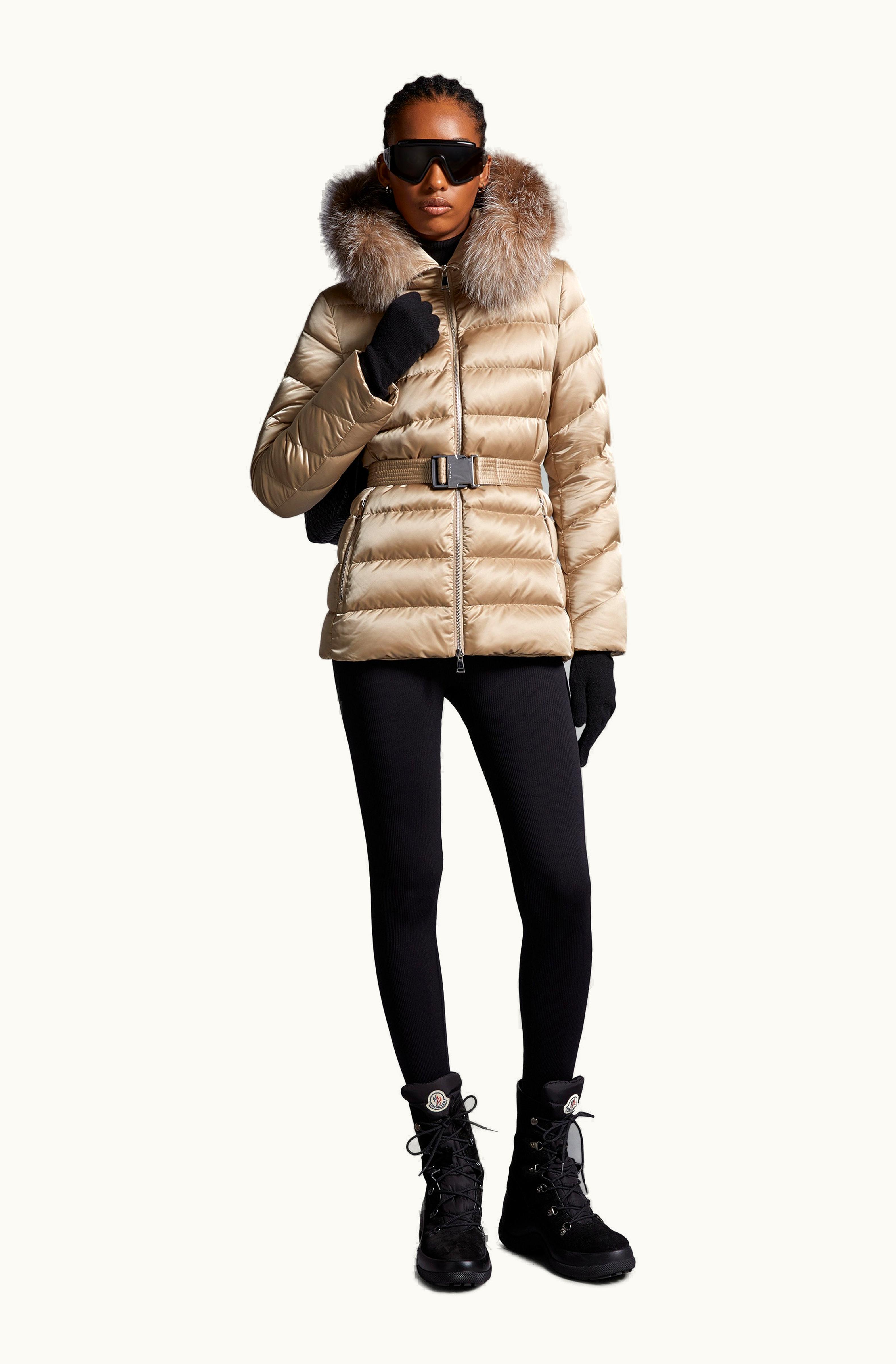 Moncler Moncler Cupidone Short Down Jacket Light Brown