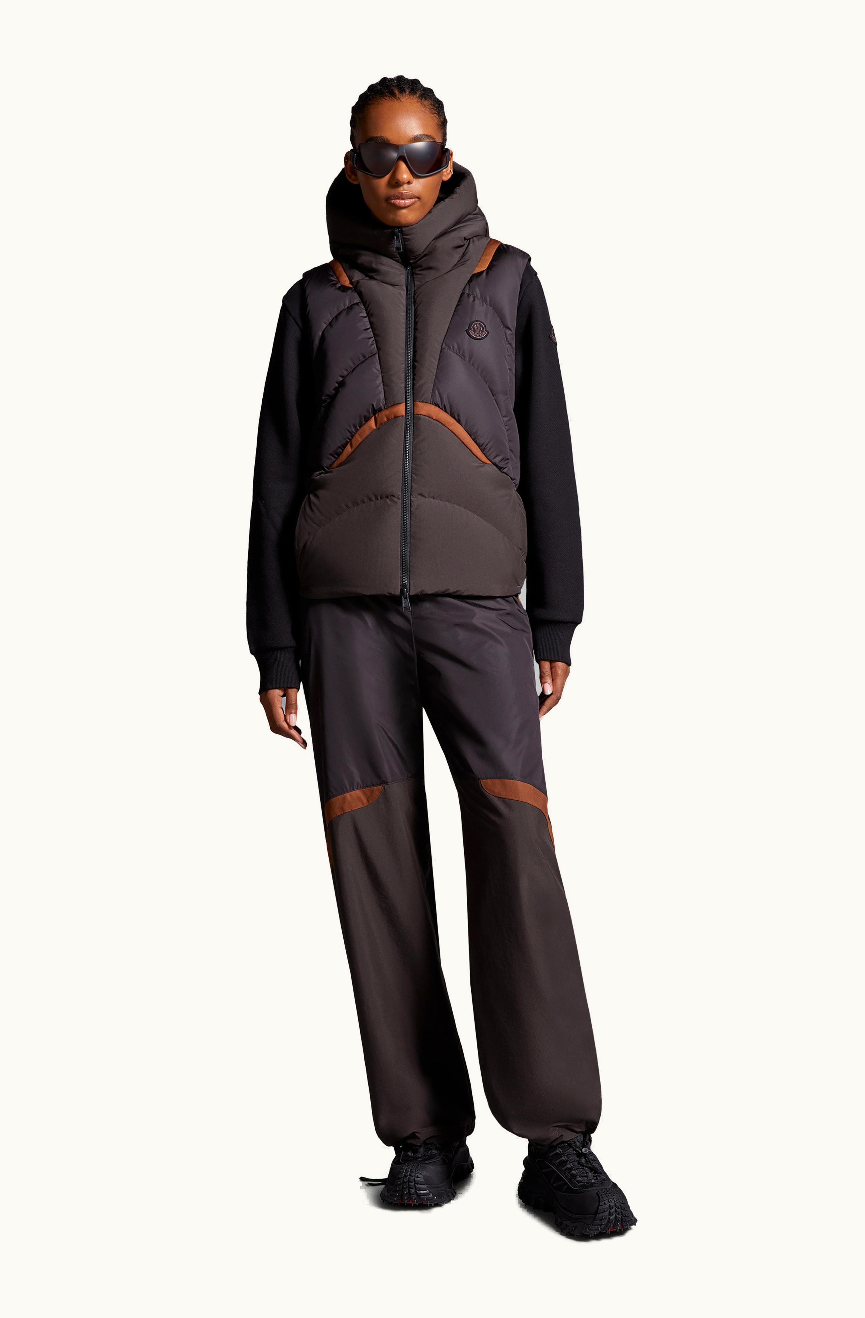 Moncler Moncler Cassenoix Down Gilet Walnut Brown