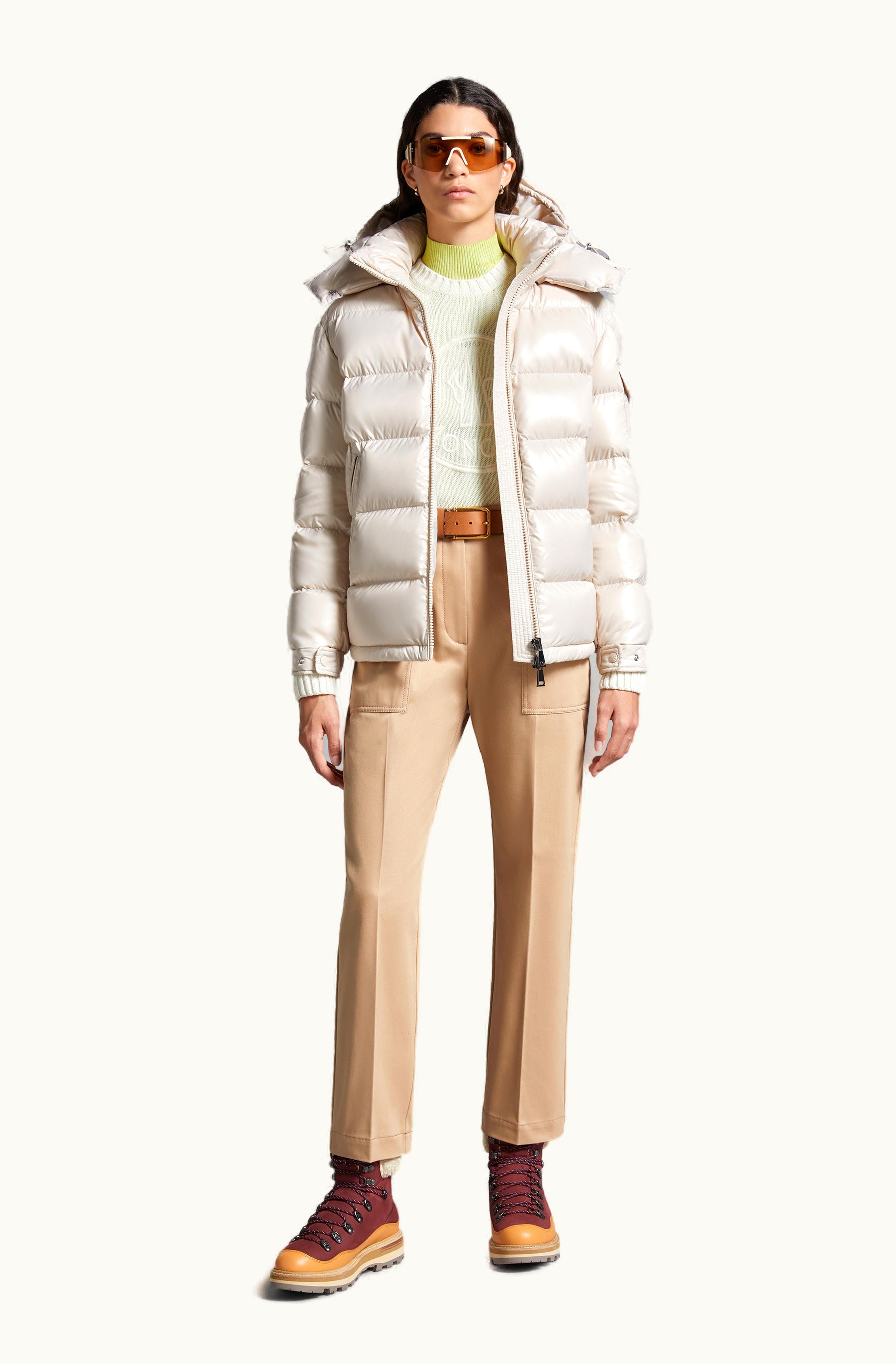 Moncler Moncler Maire Short Down Jacket Beige