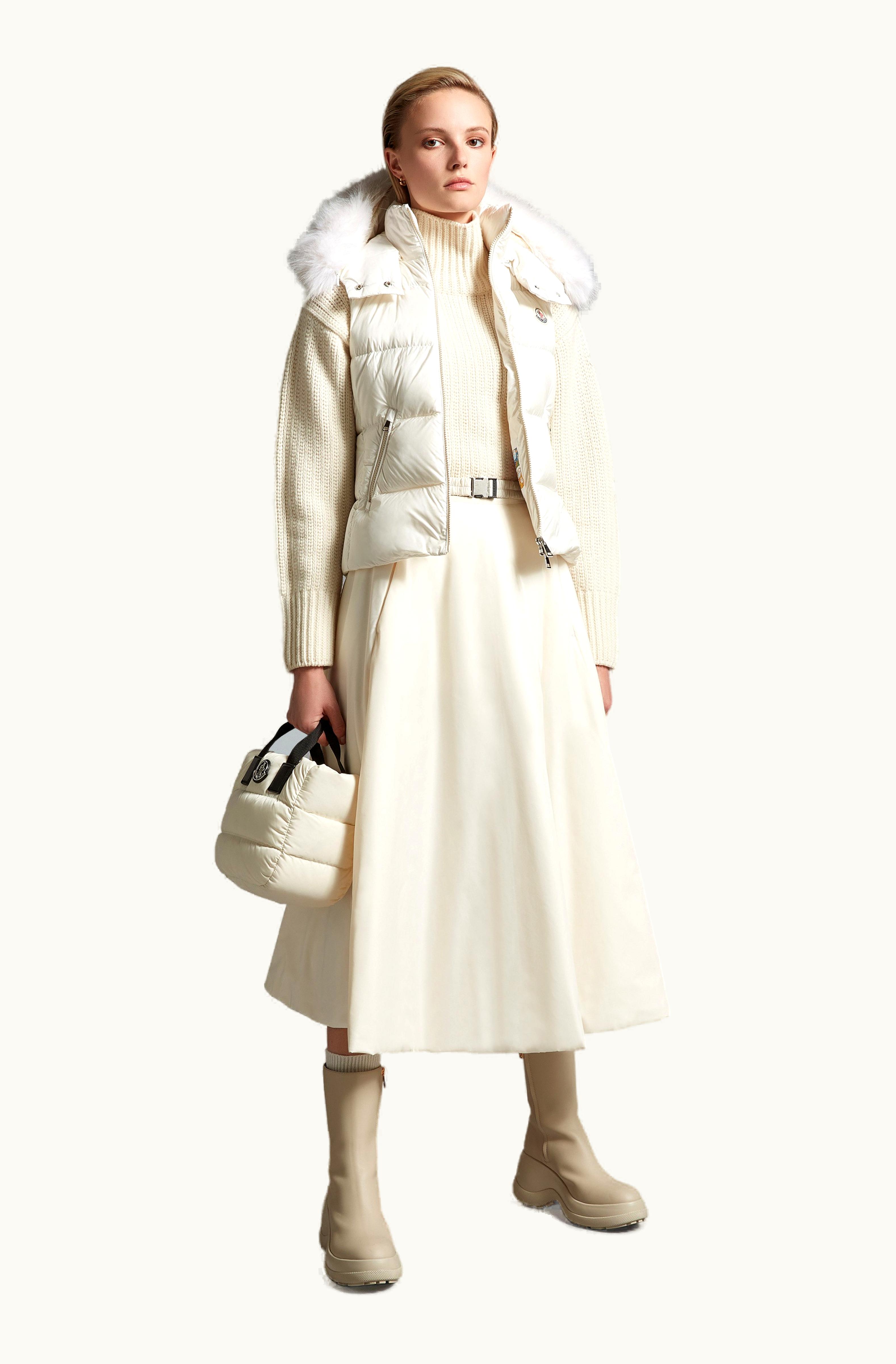 Moncler Moncler Gallinule Down Gilet White