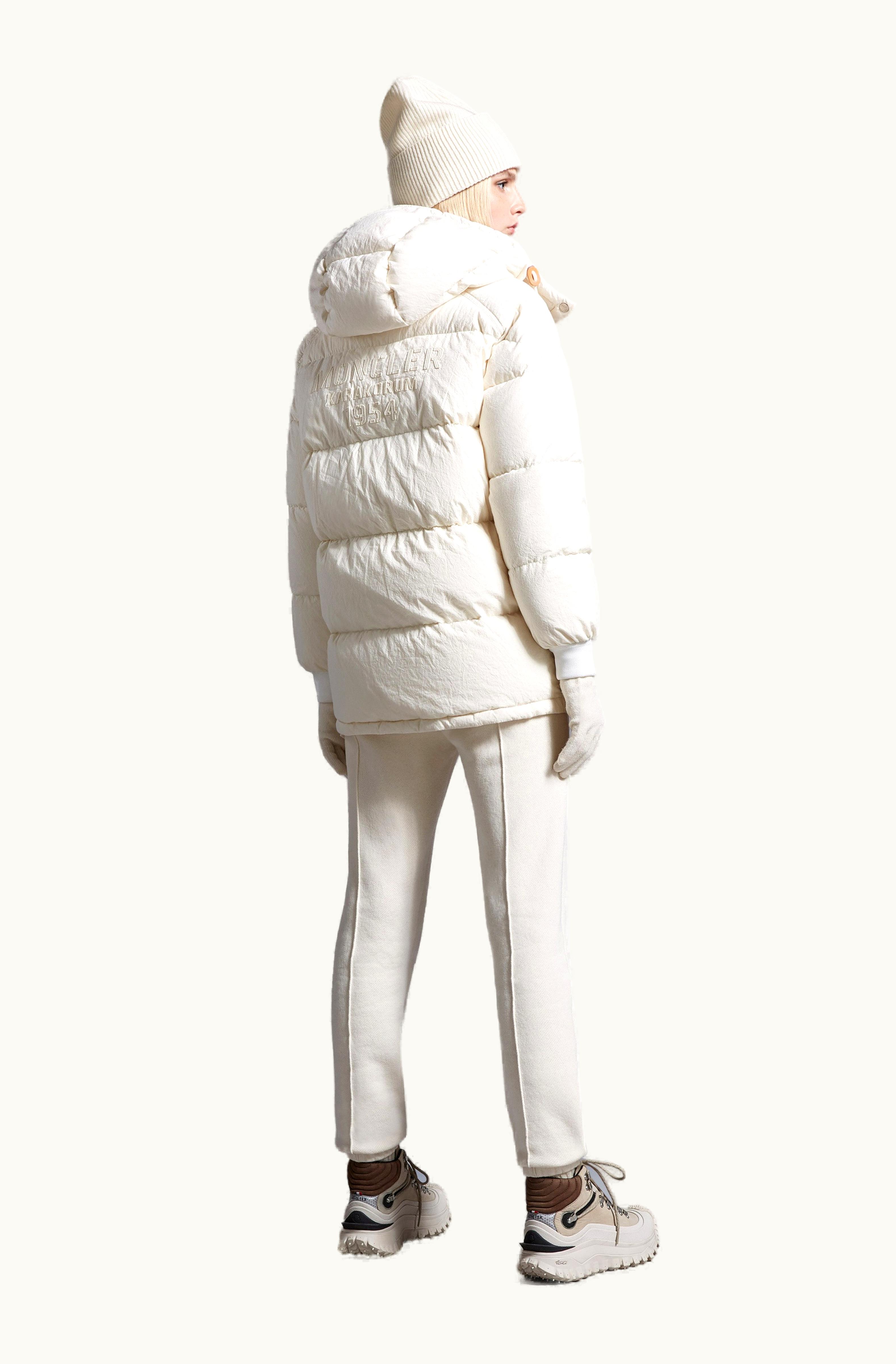 Moncler Moncler Karakorum Short Down Jacket Women White