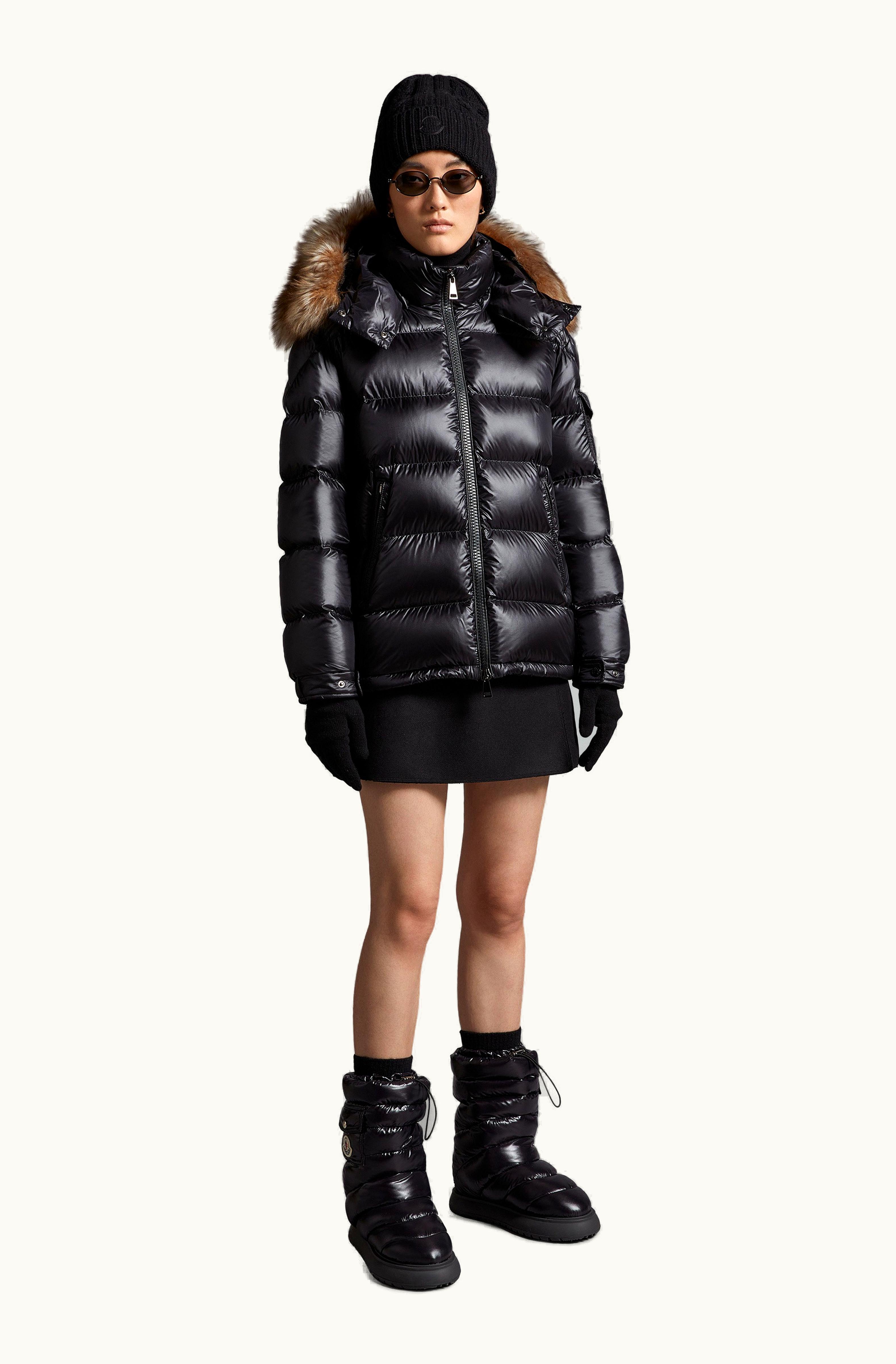 Moncler Moncler Mairefur Short Down Jacket Black