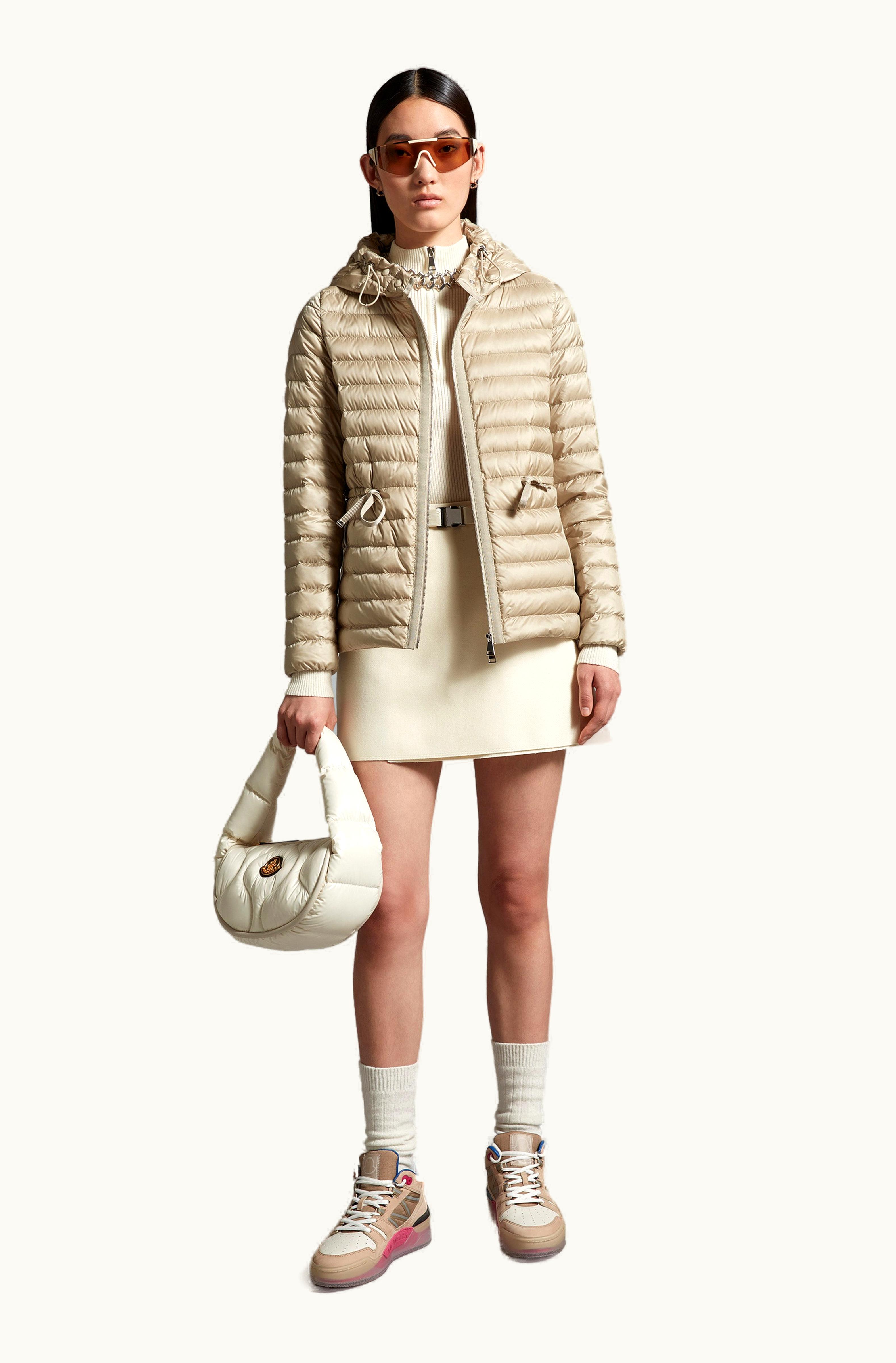 Moncler Moncler Raie Short Down Jacket Beige