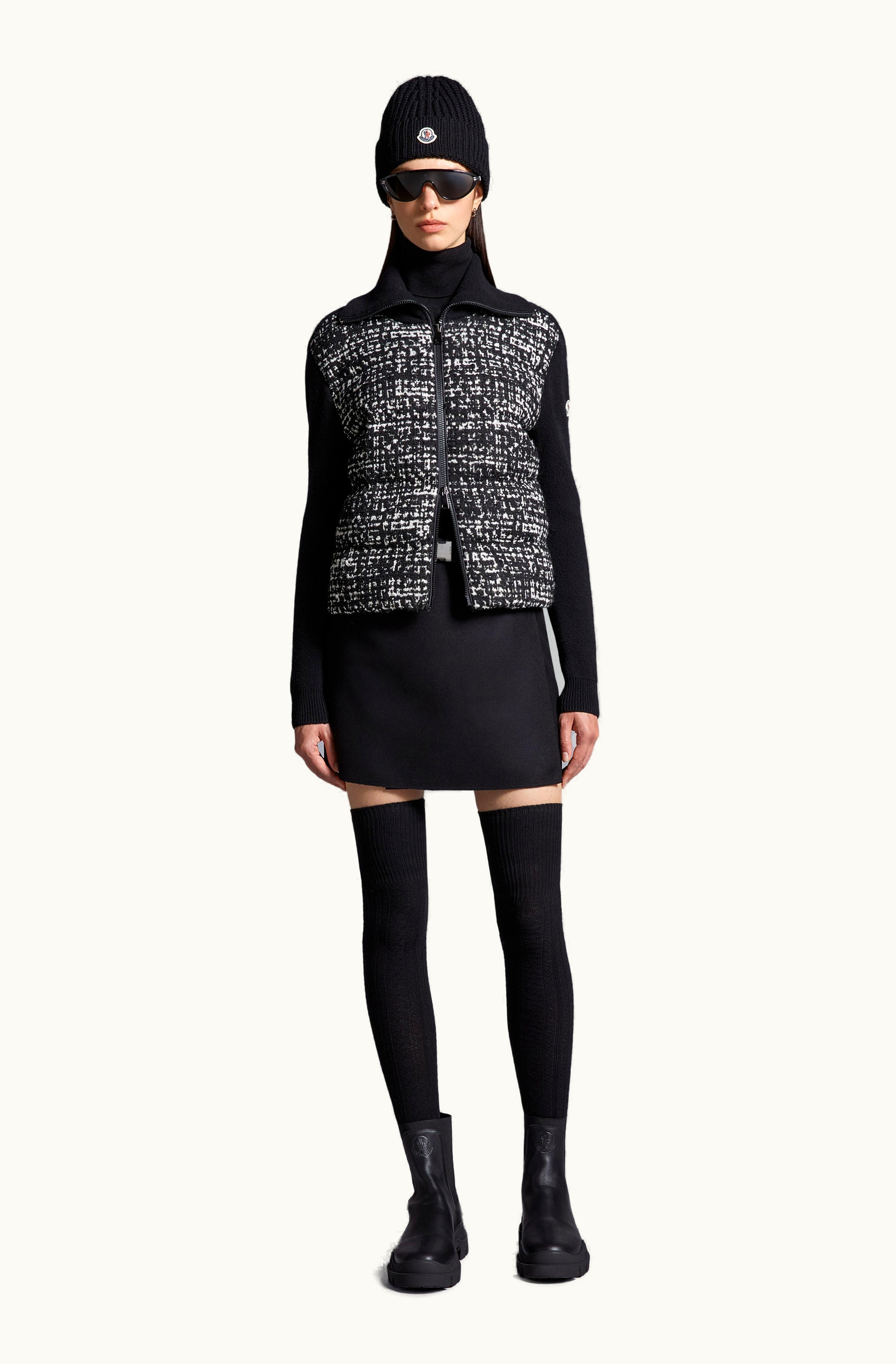Moncler Moncler Wool Mini Skirt Black