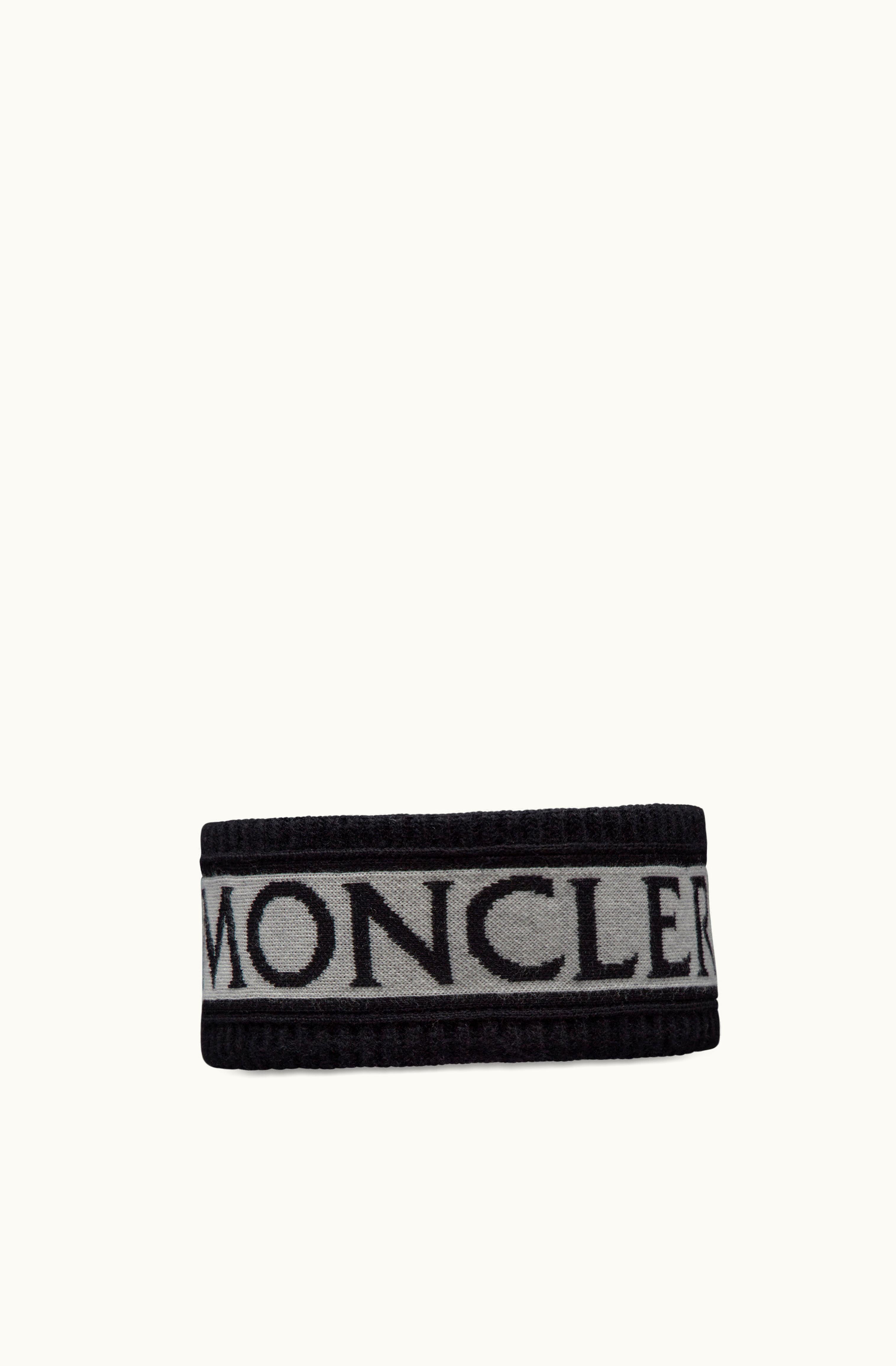 Moncler Moncler Cashmere Blend Head Band Black & White